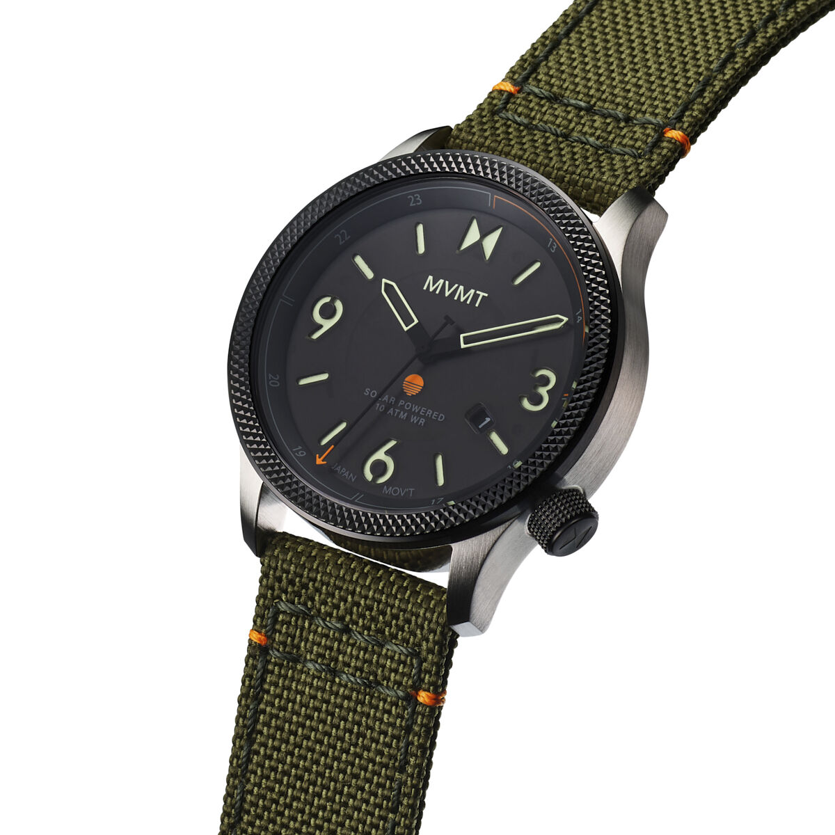 Mvmt Field II Solar Solar Powered Forest Green Adventure Watch