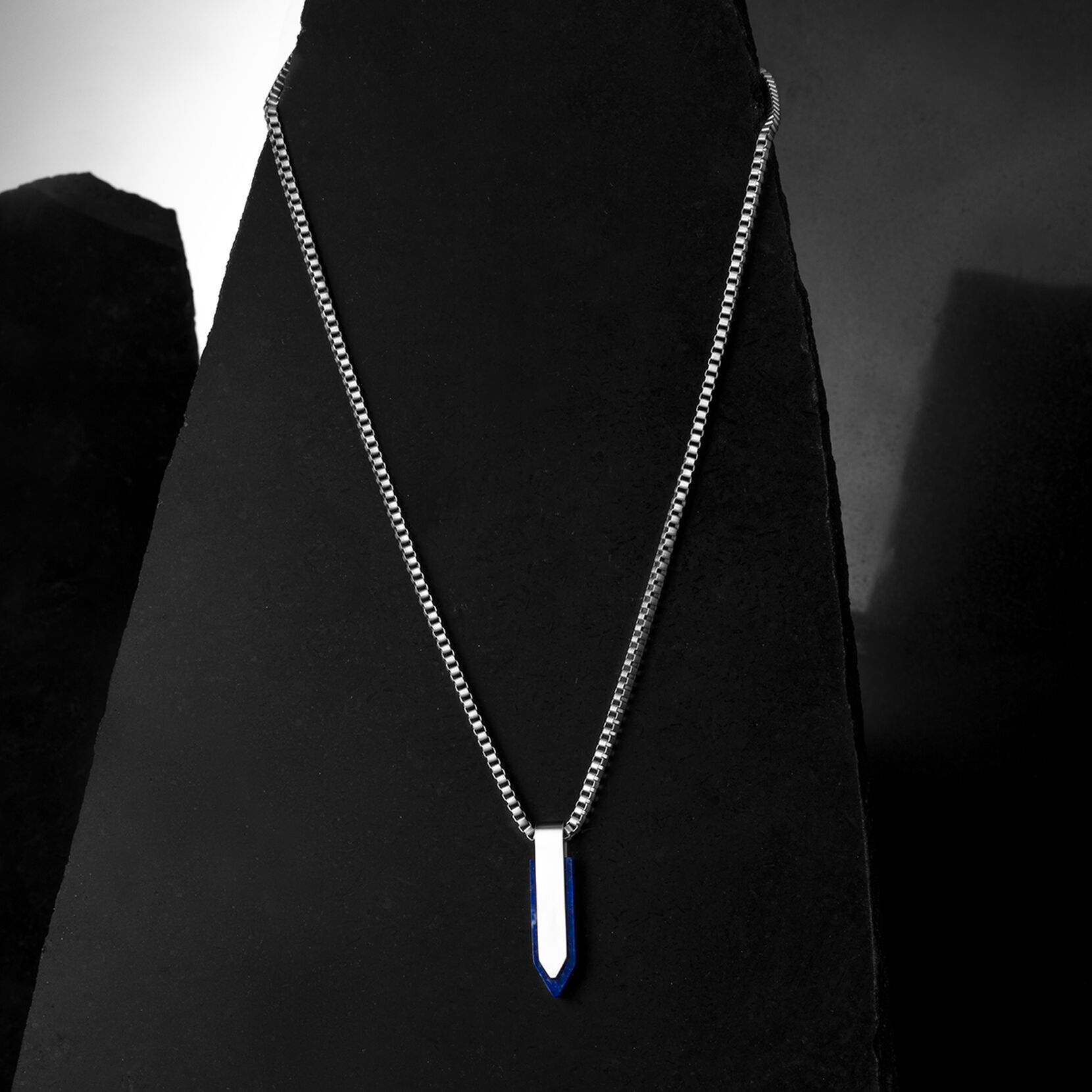 Stone Spearhead Necklace