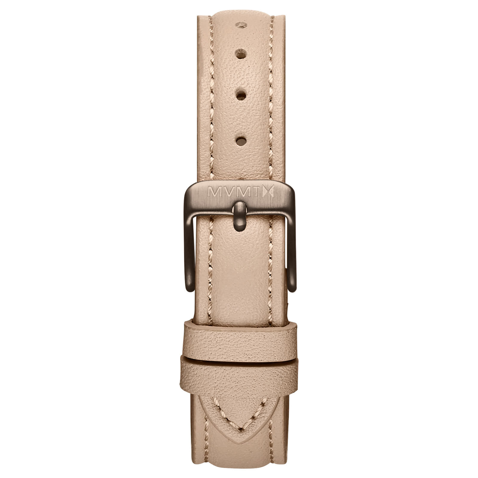 Nova 16mm Nude Leather Watch Strap MVMT