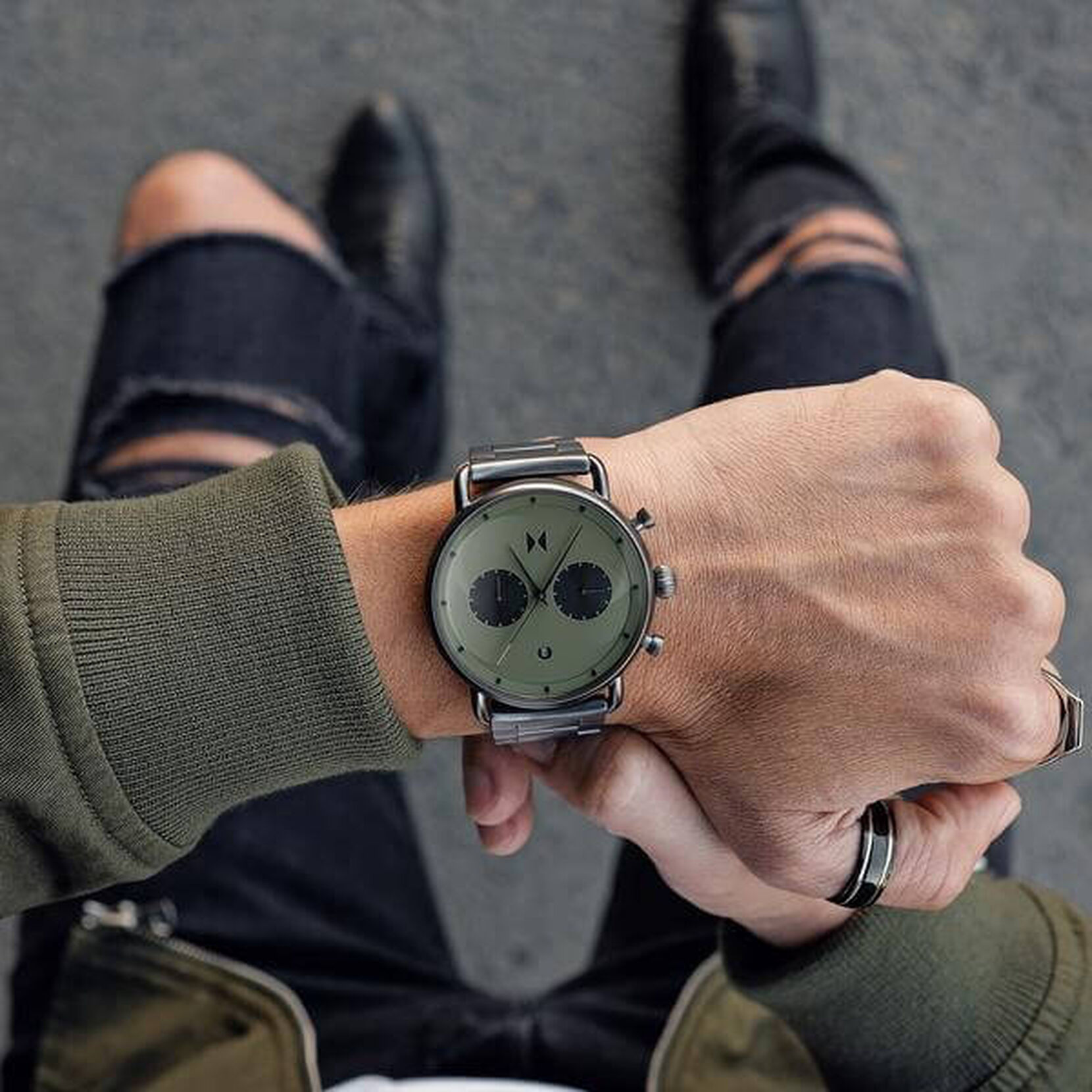 MVMT Men's Blacktop Gunmetal Watch