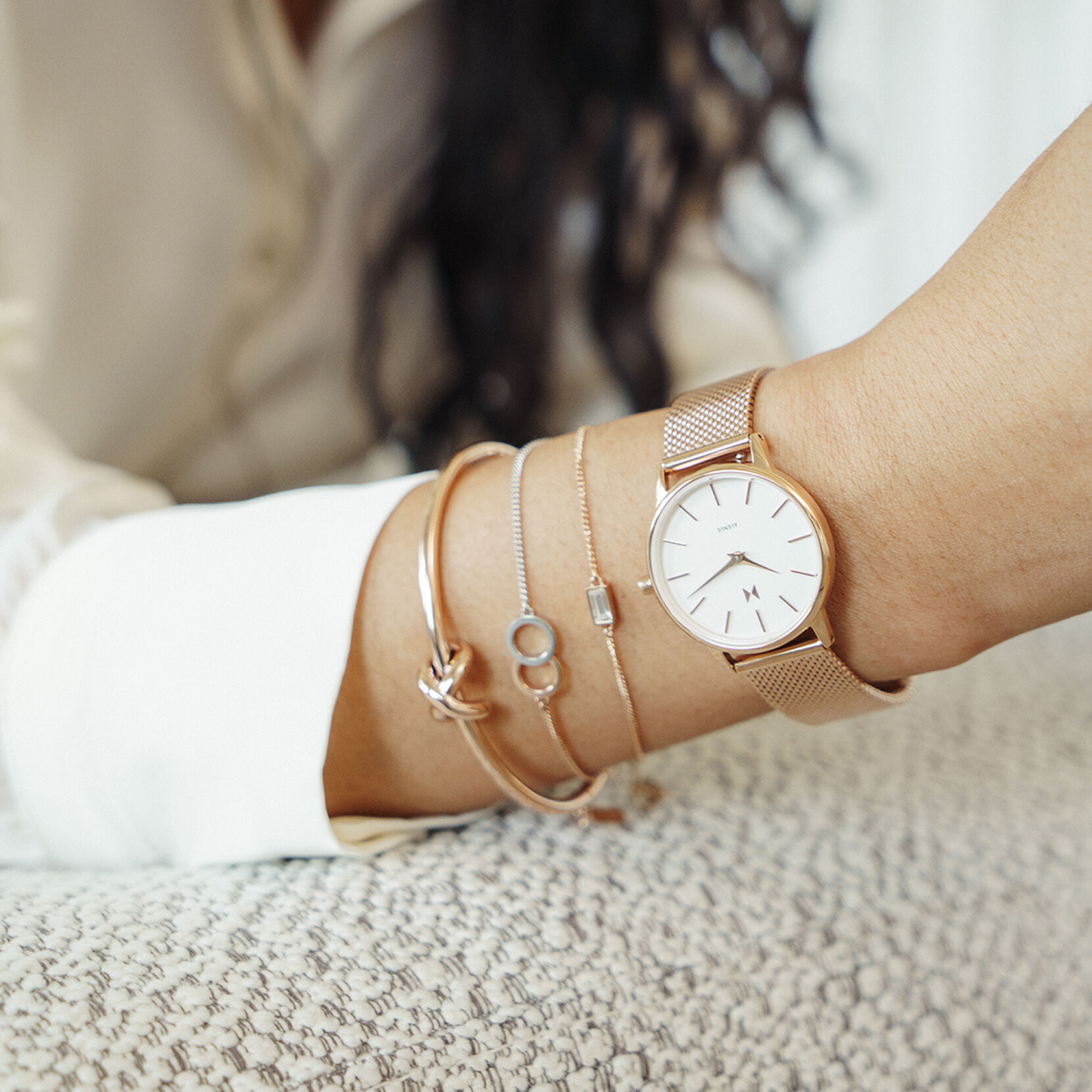 Rectangle Chain Bracelet
