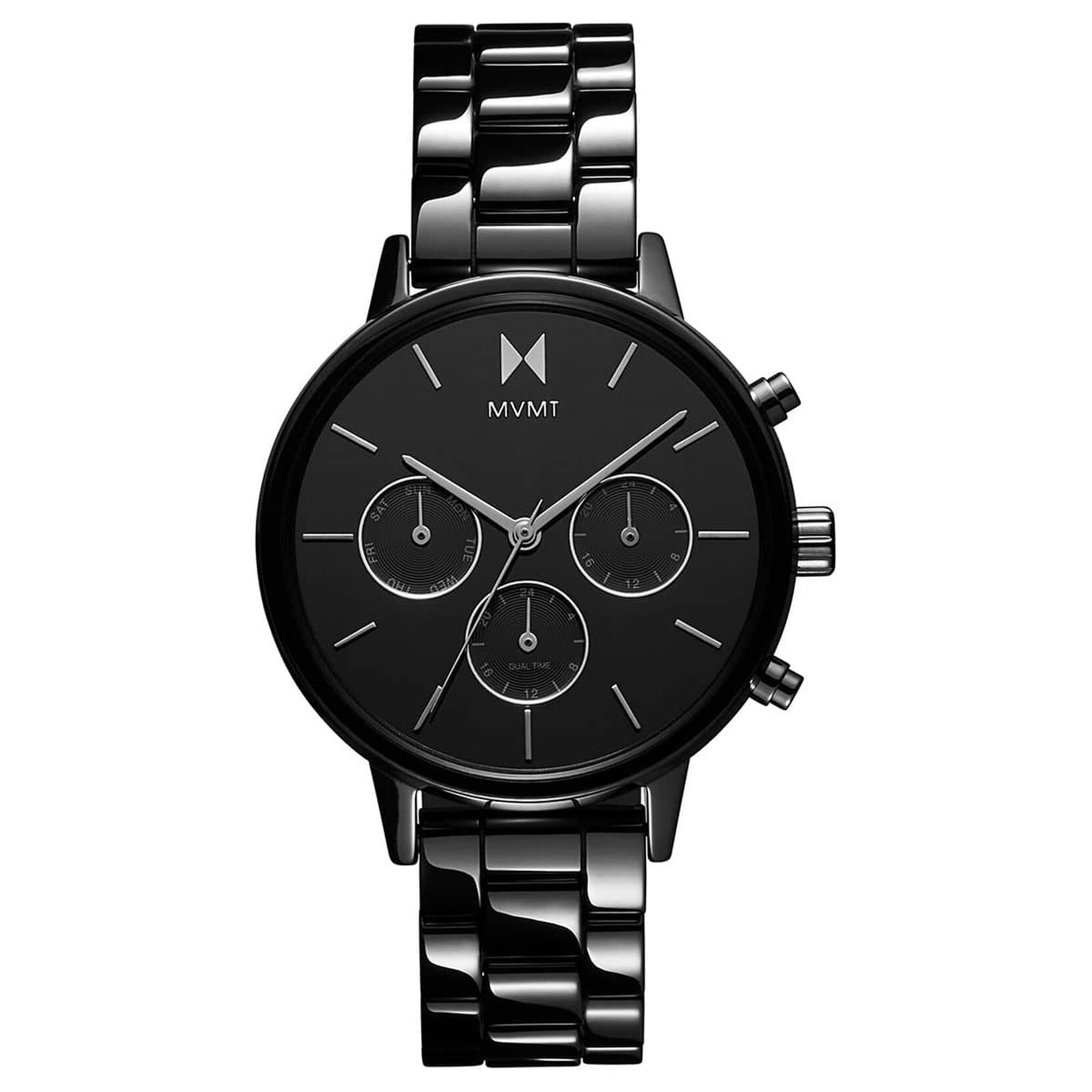 Buy MVMT Rise Mini Quartz Black Round Dial Womens Watch - 28000161-D Online