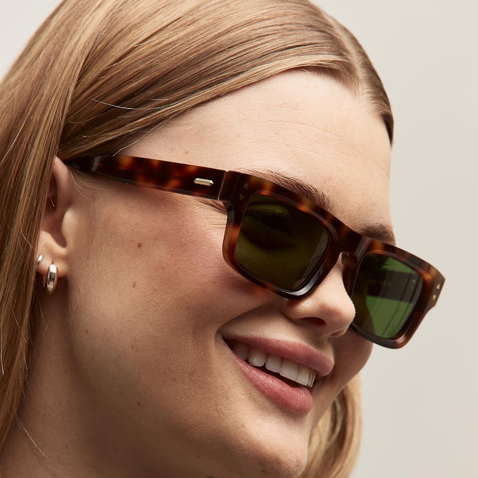 Del Mar Rectangle Sunglasses