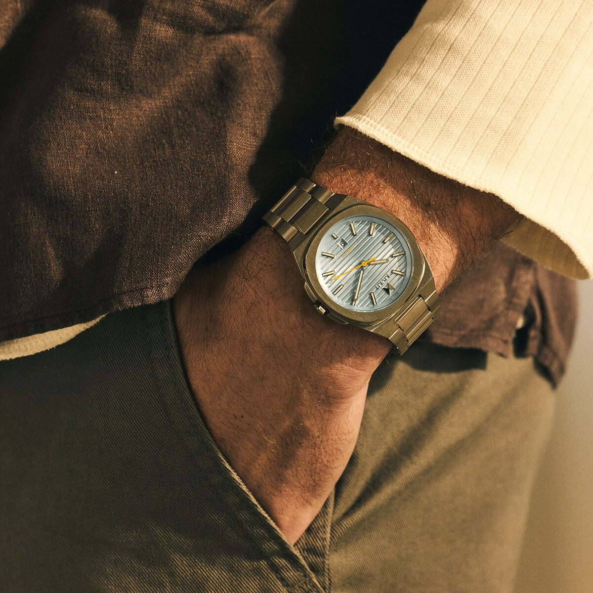 Odyssey II Automatic Watch in Catalina Blue — 70s Inspired Men's