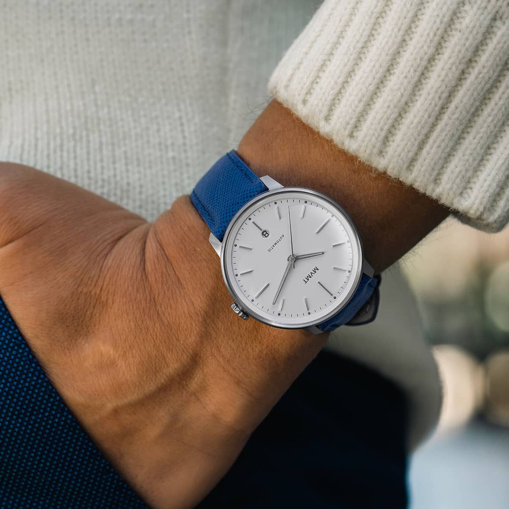Iron Saffiano Blue