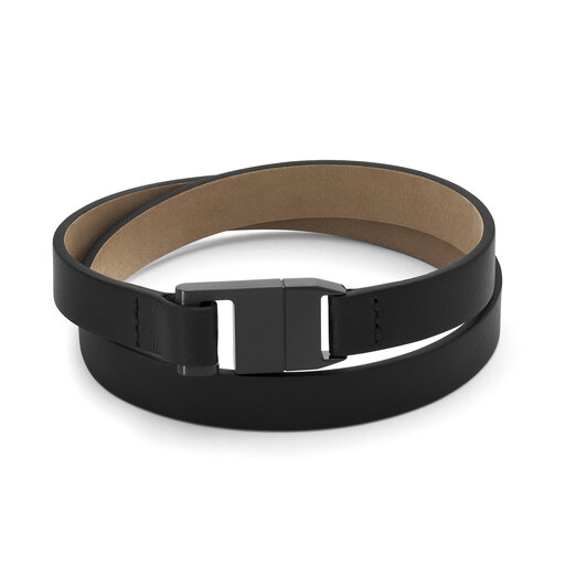 Leather Latch Bracelet