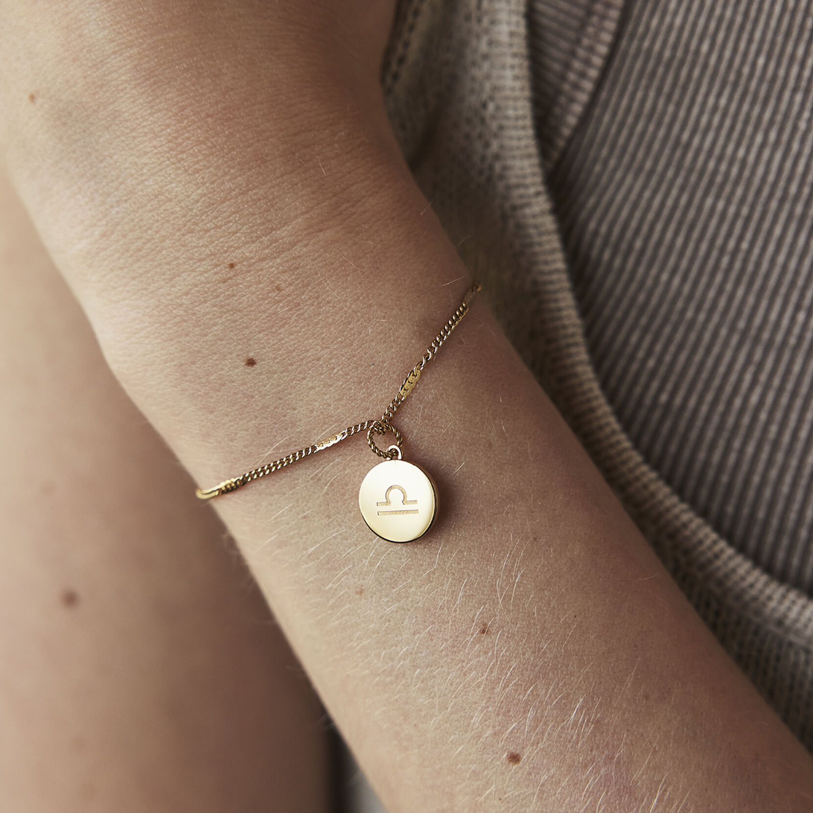 Stamped Chain Bracelet