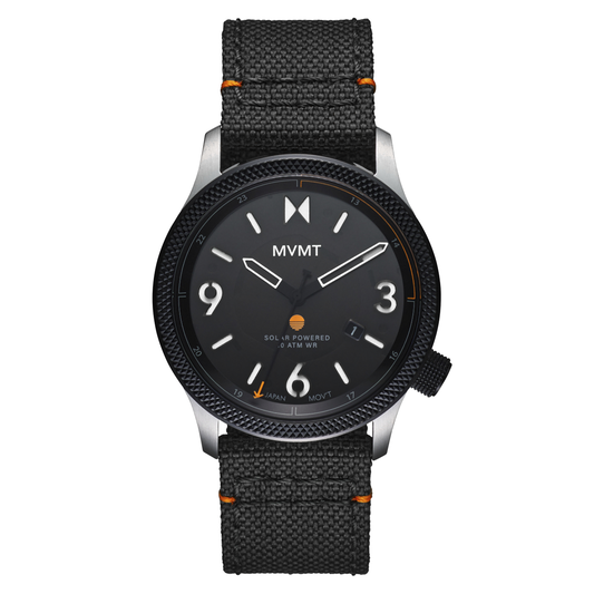 Ember Black Field II Solar Watch | MVMT