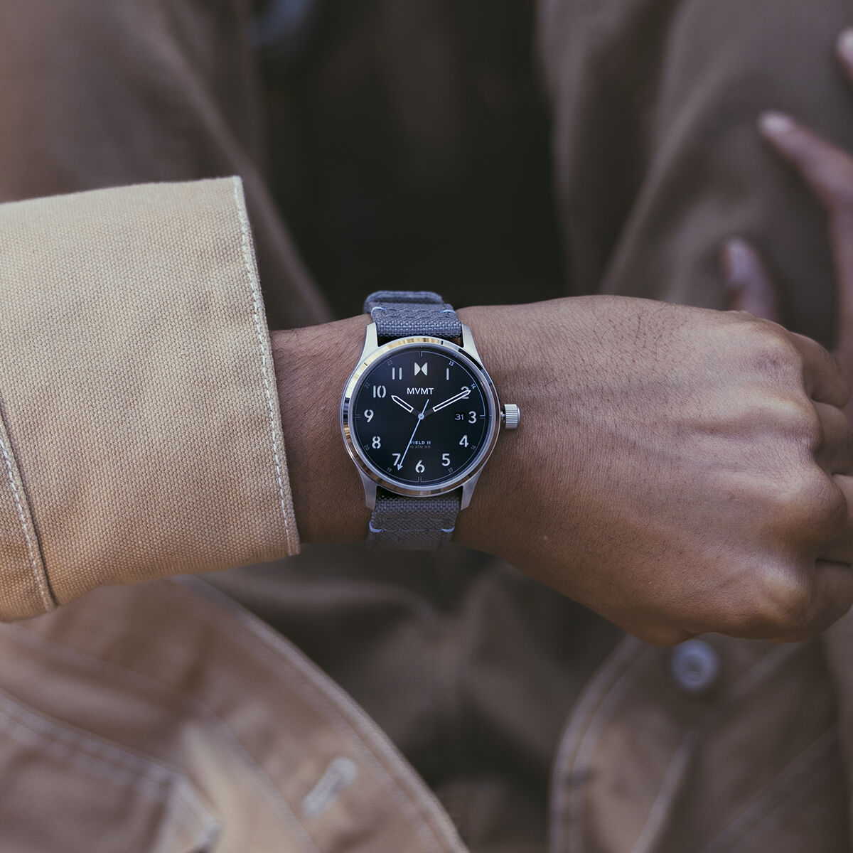 Mvmt grey watch top