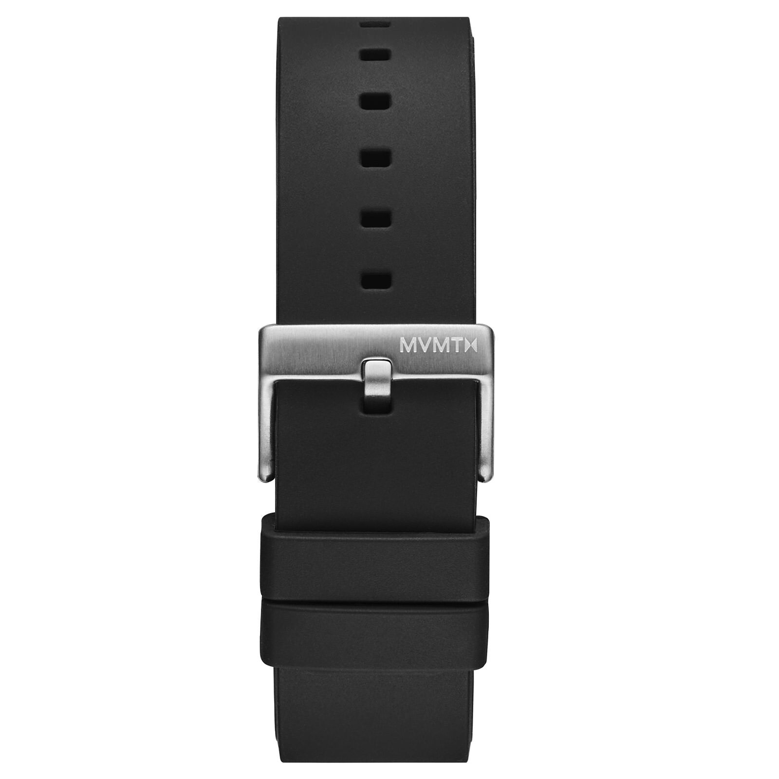 Minimal Sport 22mm Black Silicone Watch Strap MVMT