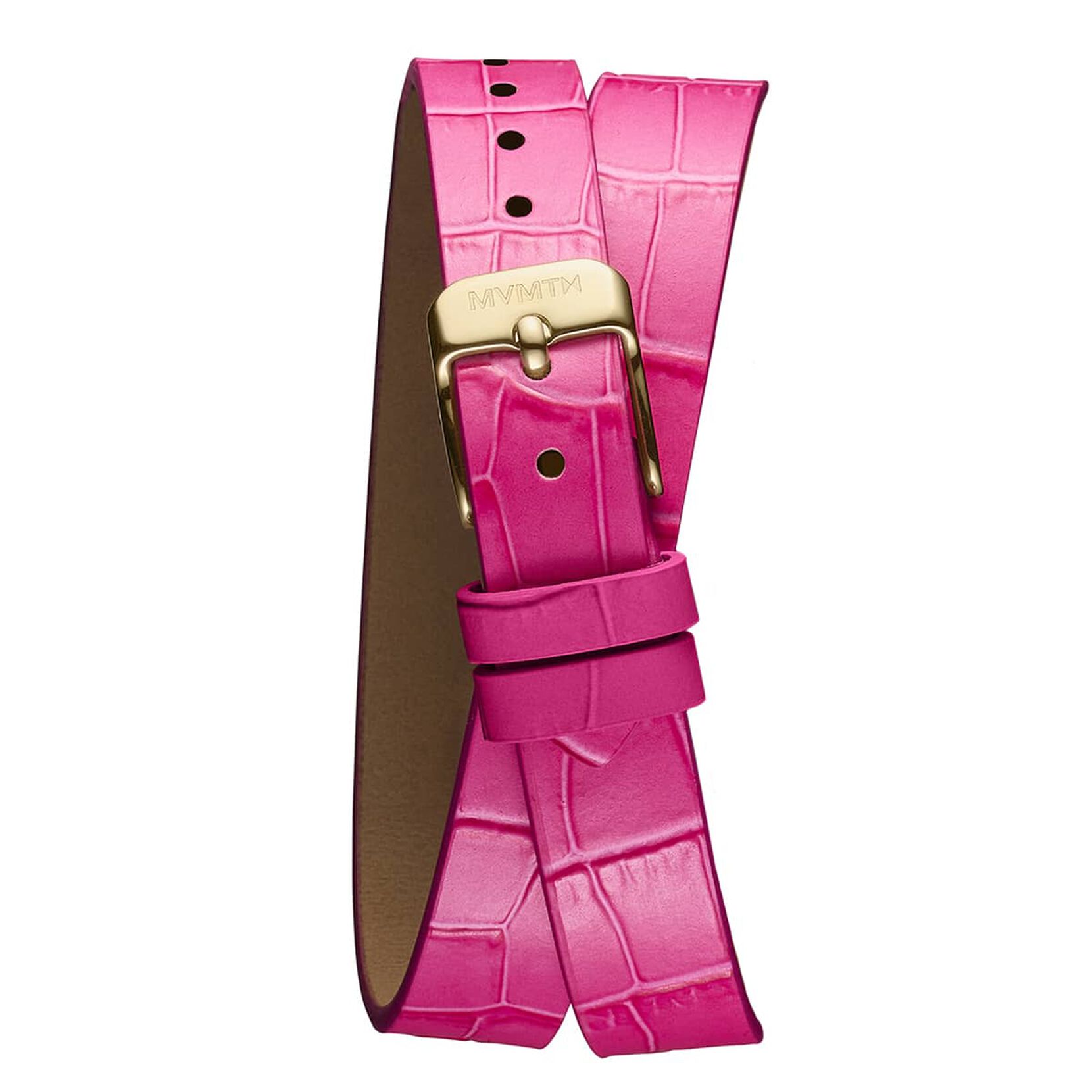 Reina - 12mm Flamingo Pink Italian Leather
