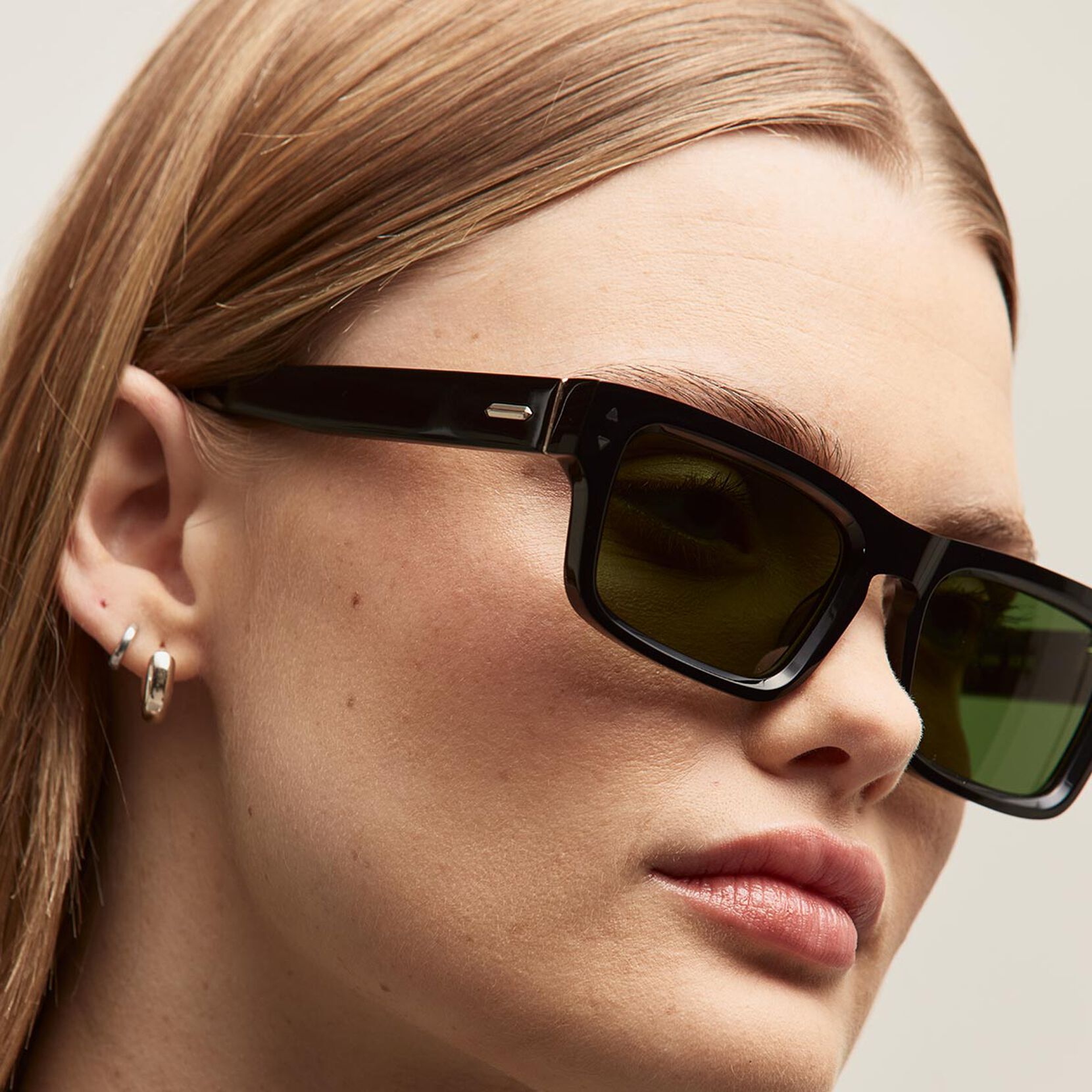 Del Mar Rectangle Sunglasses
