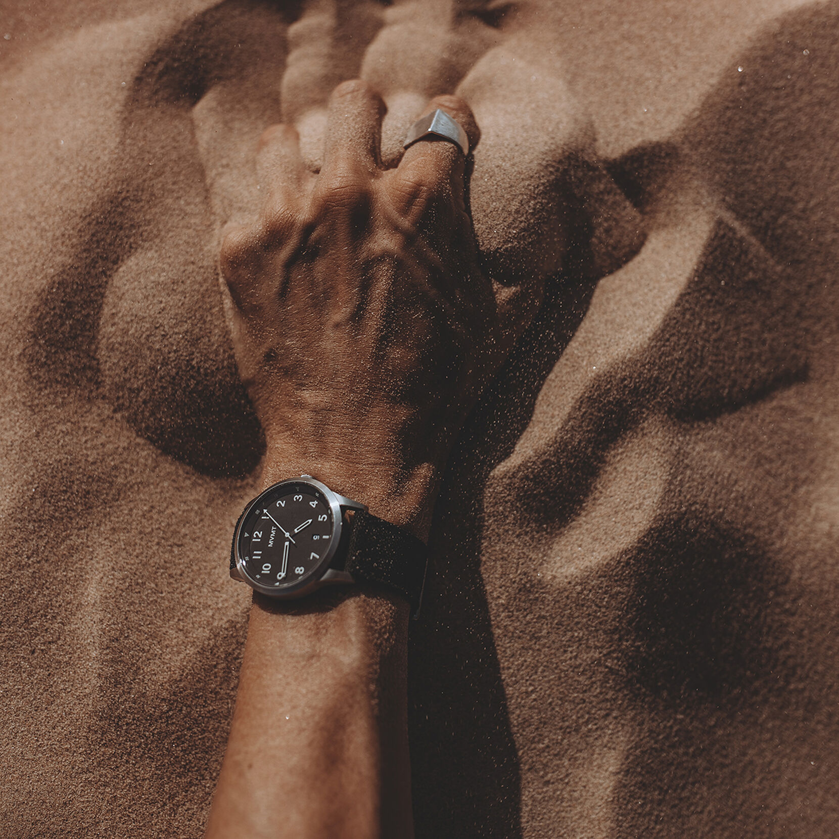 Grid Black Men's Watch, 41mm