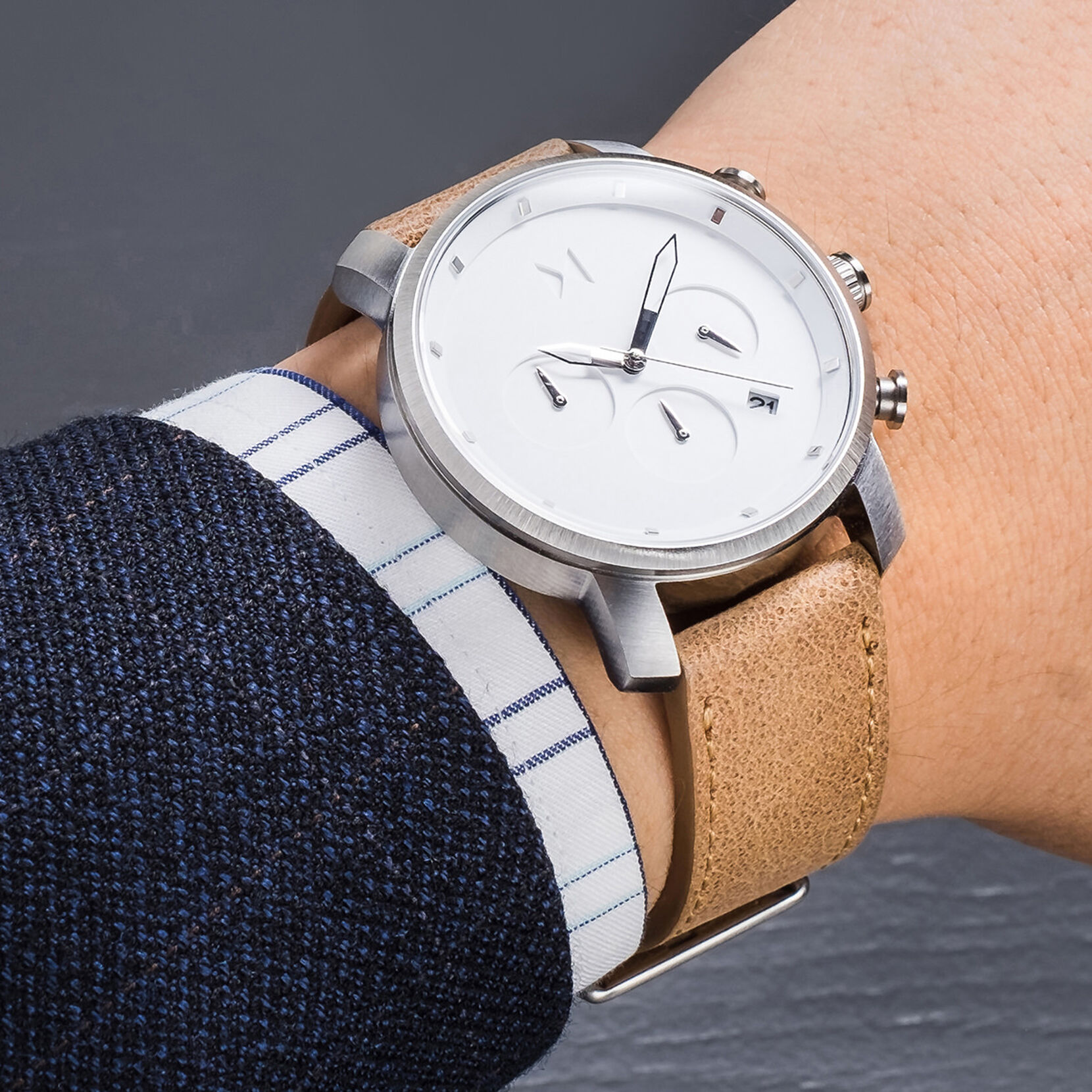 Chrono 40mm White Caramel