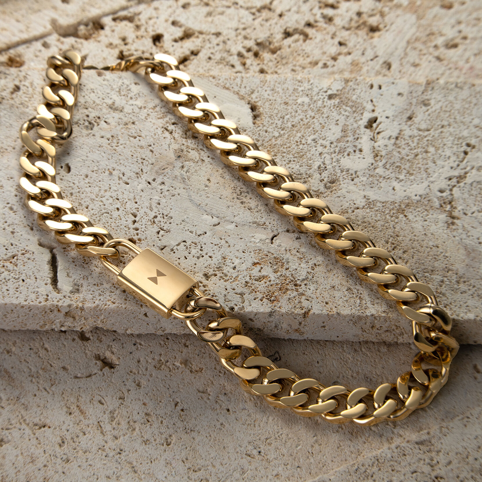 Chunky Padlock Necklace