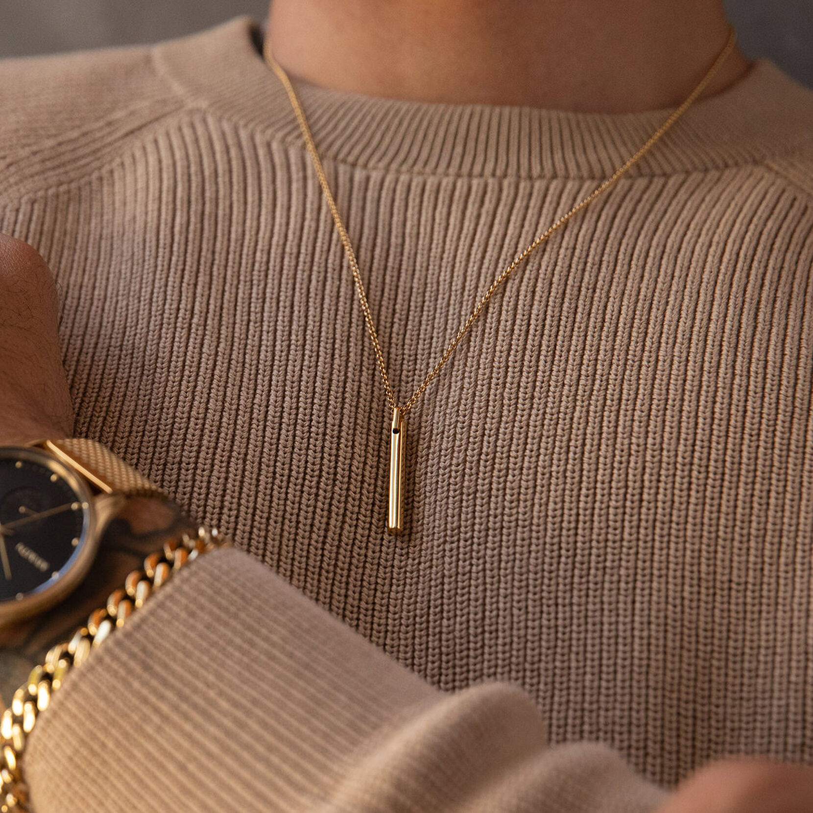 Monolith Pendant Necklace