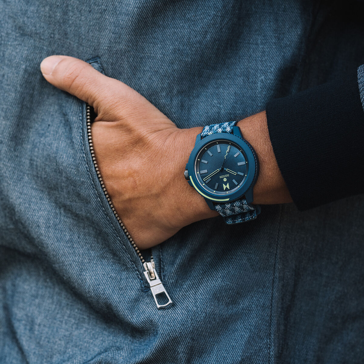 Pacific store blue watch