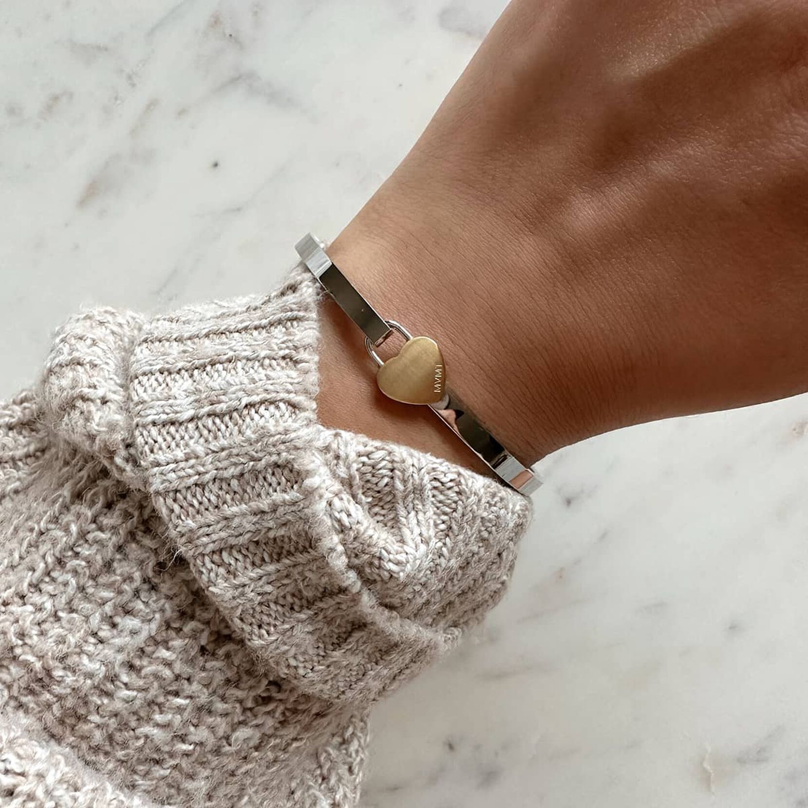 Heartlock Bangle