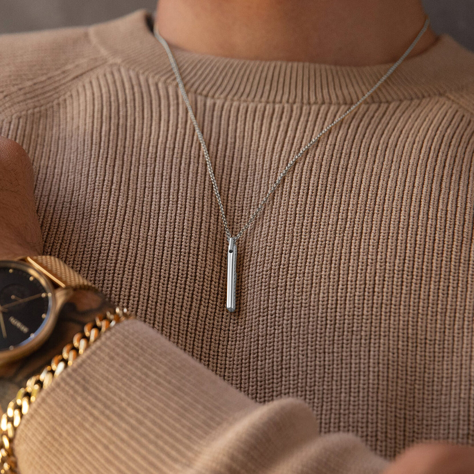 Monolith Pendant Necklace