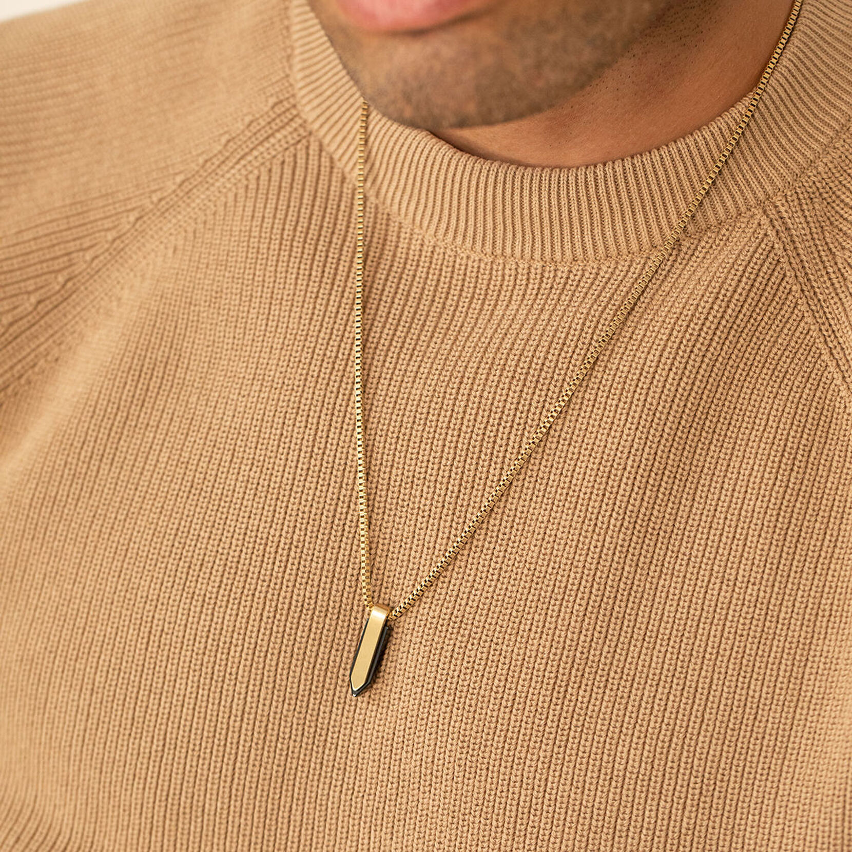 Spearhead Pendant Men's Necklace