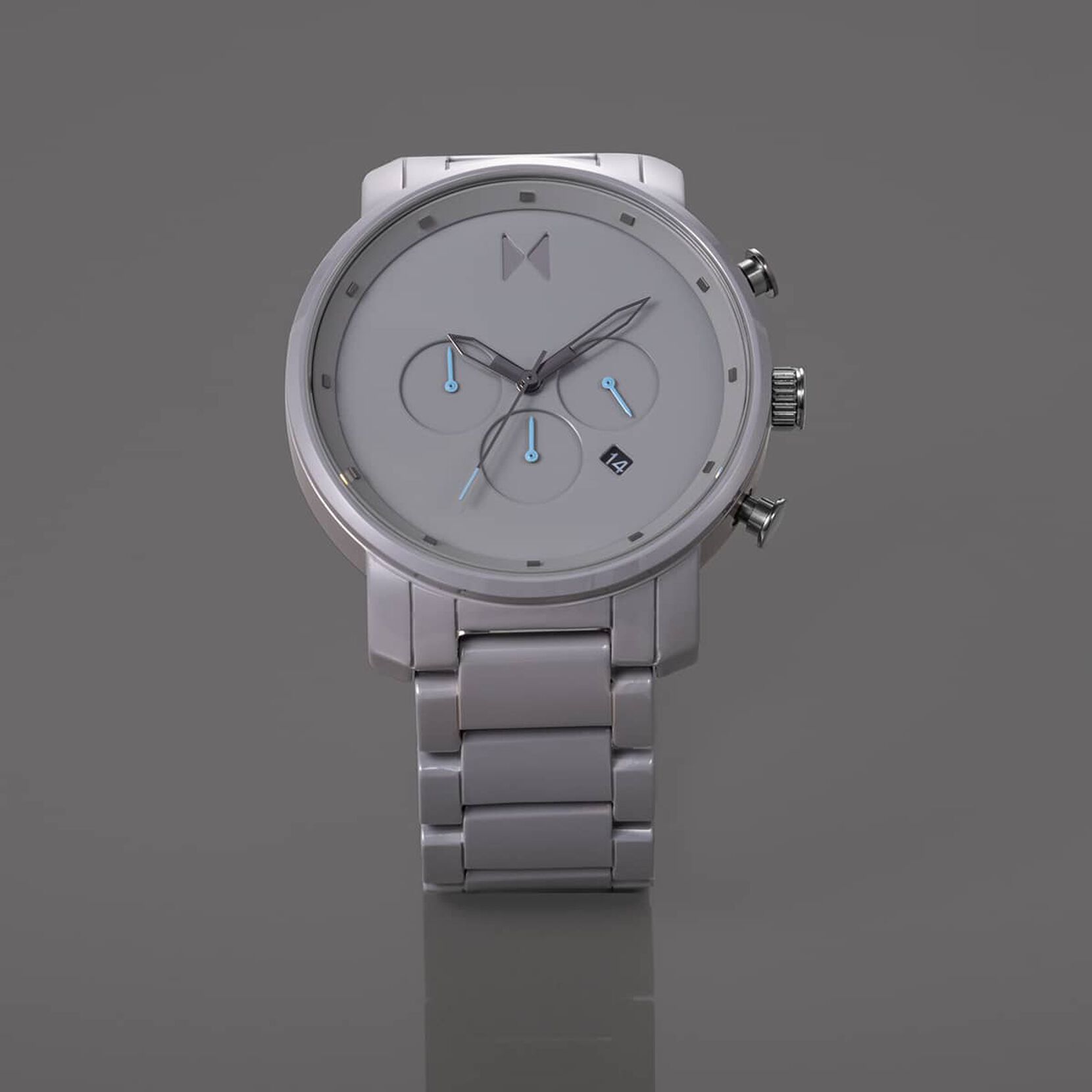 Chrono Ceramic Men's Watch in Fog Grey | MVMT