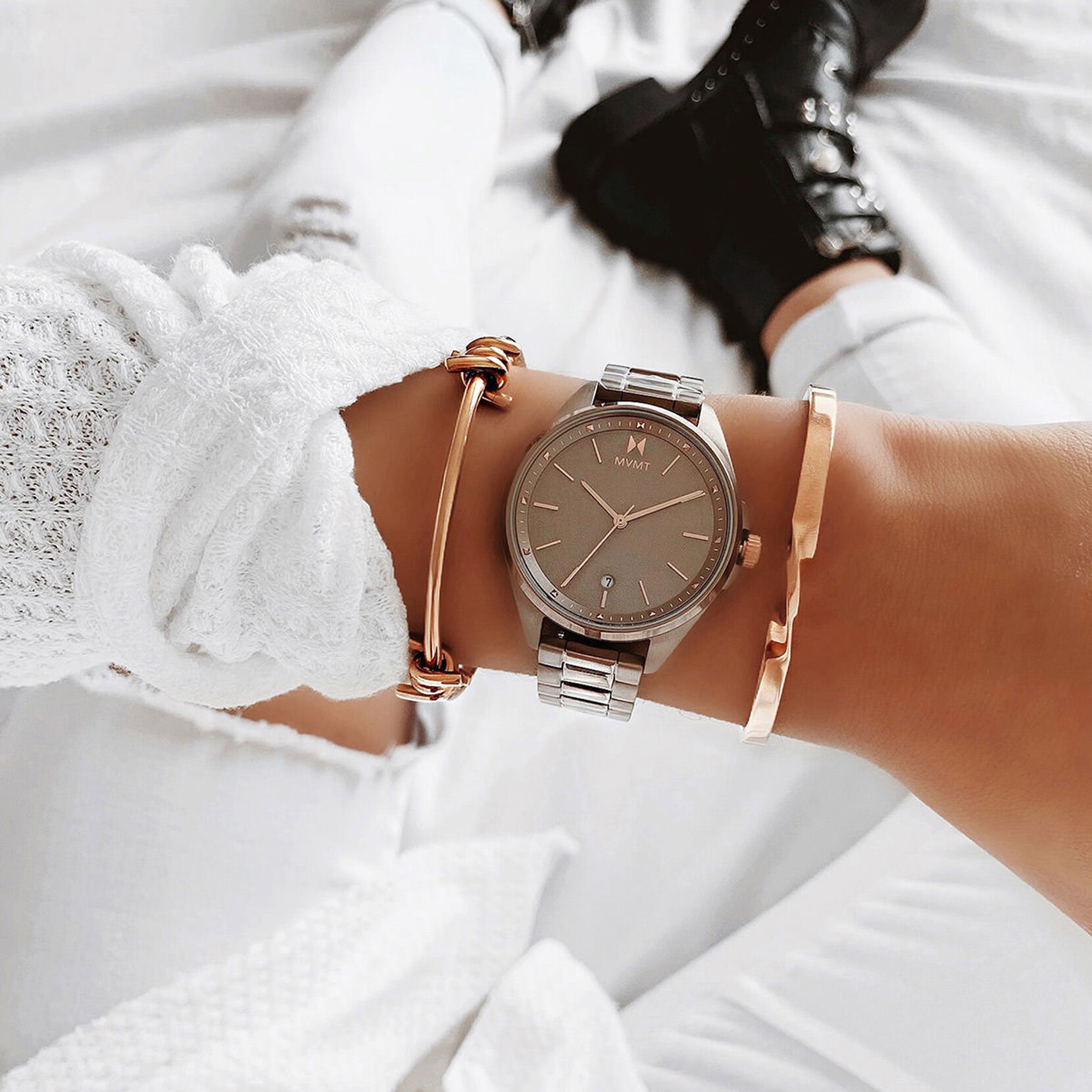 Moonliner Taupe Women's Watch, 36mm