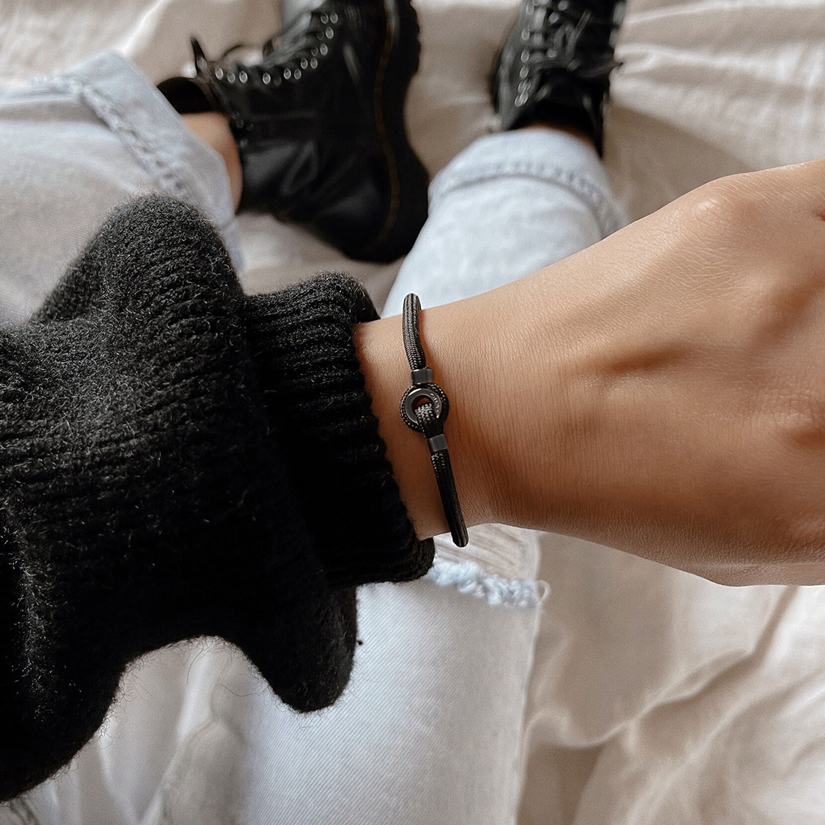Upcycled Rope Bracelet