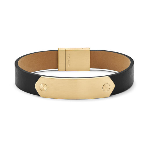 Leather ID Bracelet