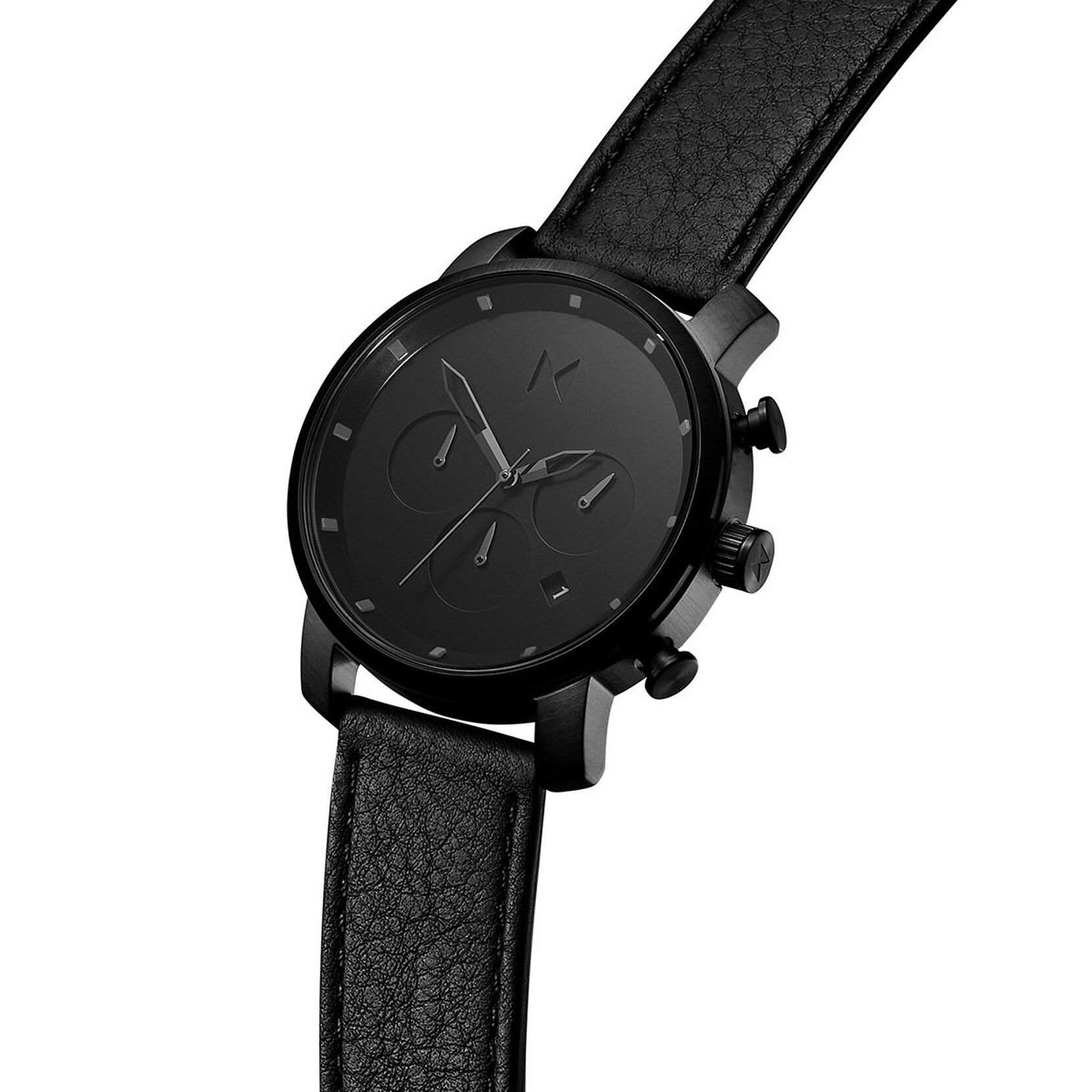 Chrono 40MM Black Leather