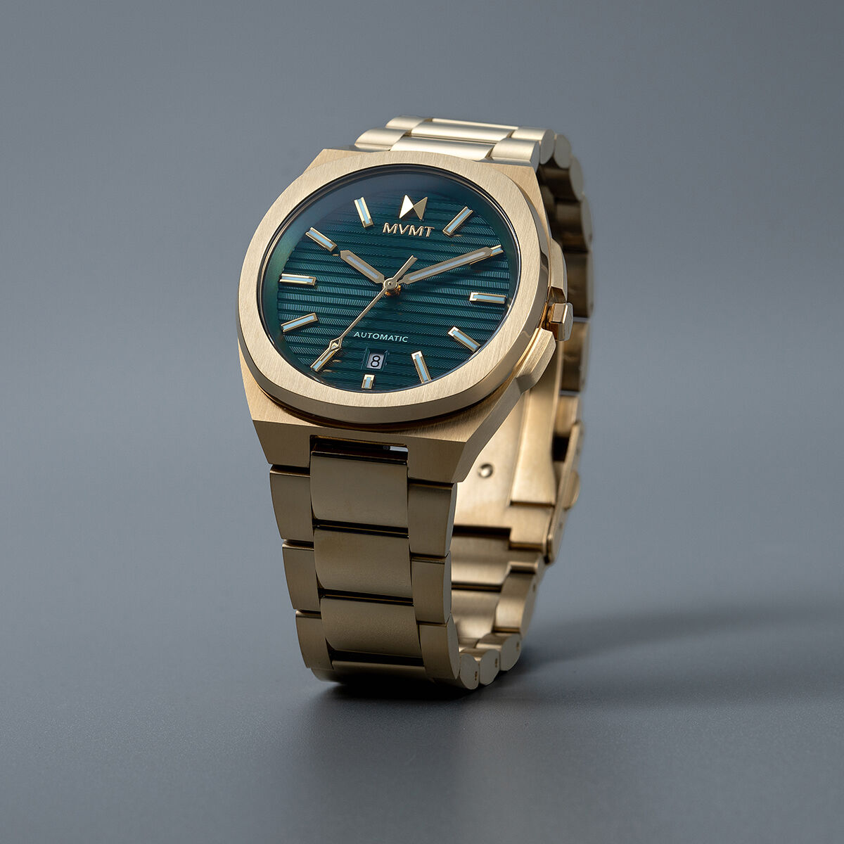 Odyssey II Automatic Watch in Gilded Green — 70s Inspired Men's