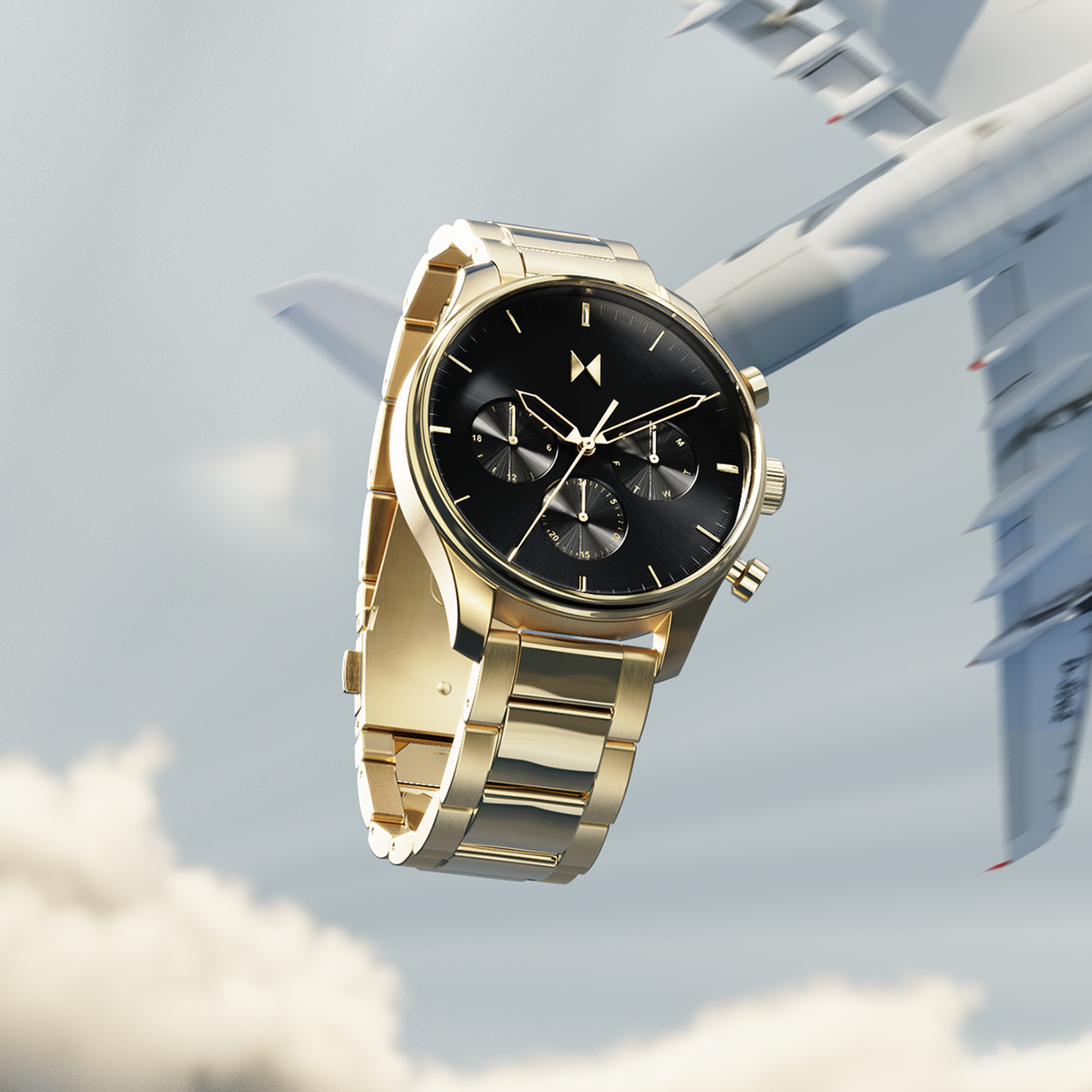 Airhawk Men s Pilot Watch Collection Lion Gold MVMT