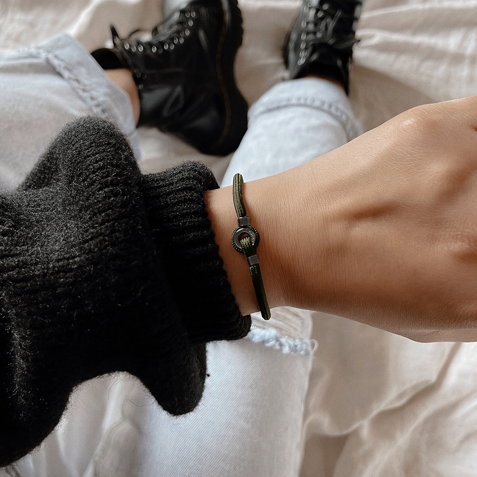 Upcycled Rope Bracelet
