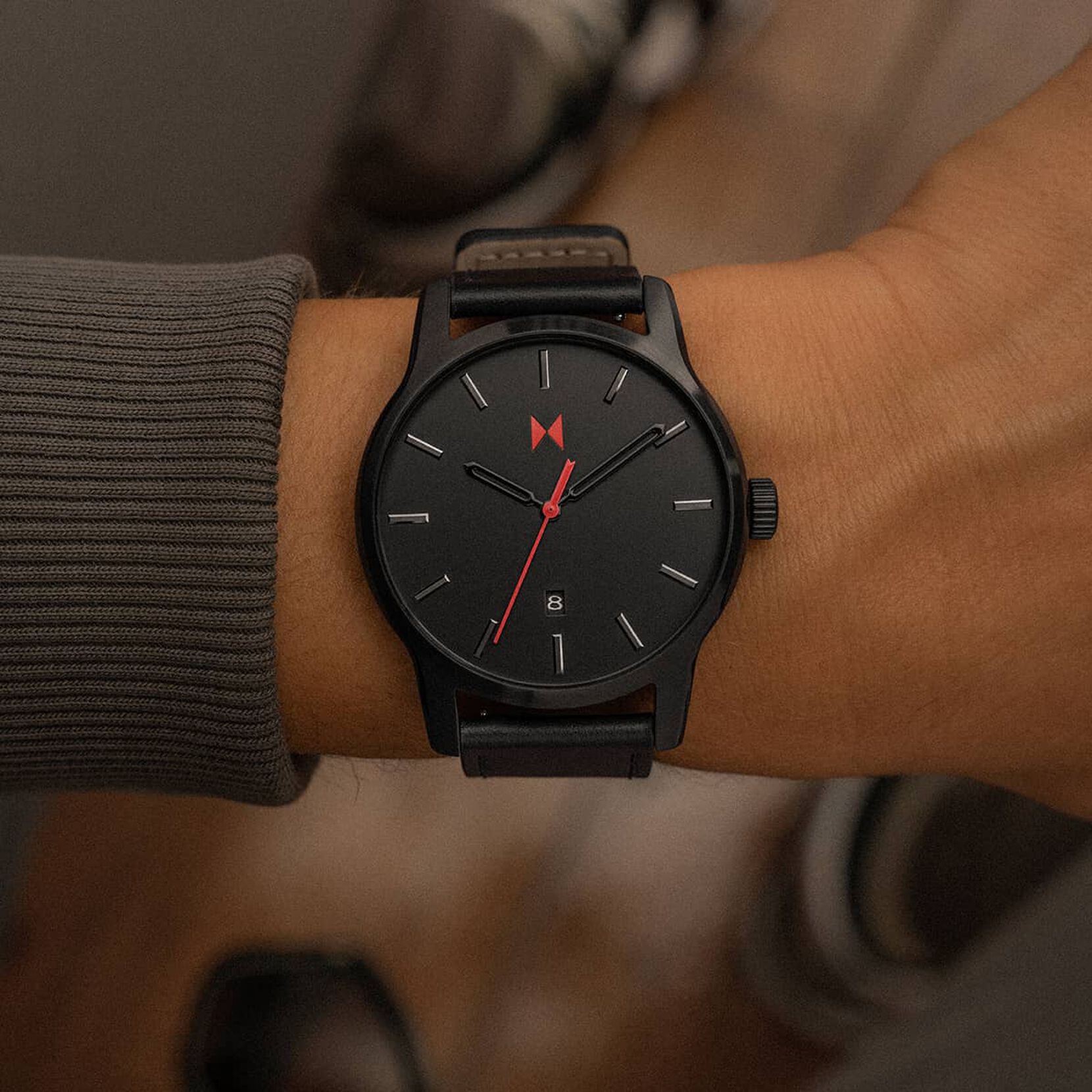 Jet Black Leather