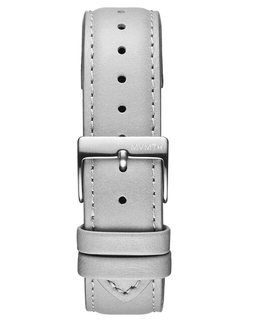 Duet - 20mm Grey Leather