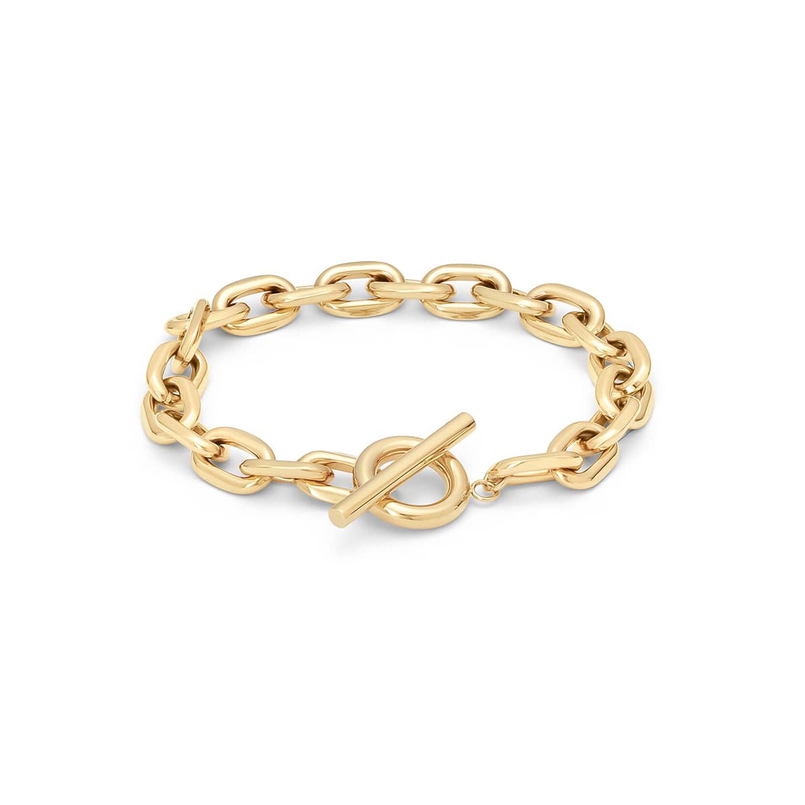 Louis Vuitton Chain ID Bracelet Gold Brass Metal