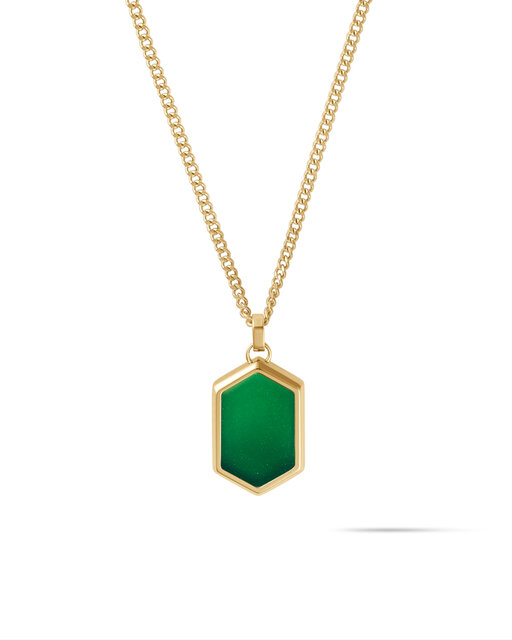 Hex Pendant Necklace