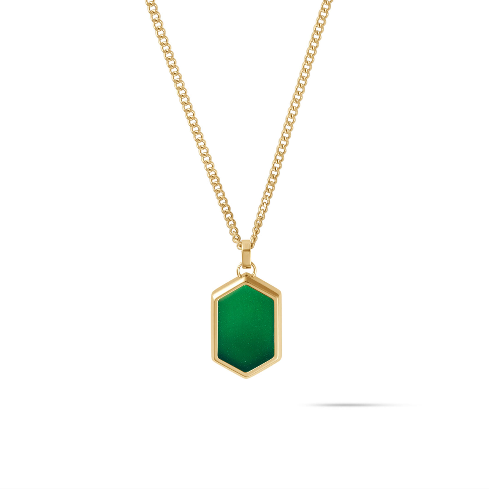 Hex Pendant Necklace
