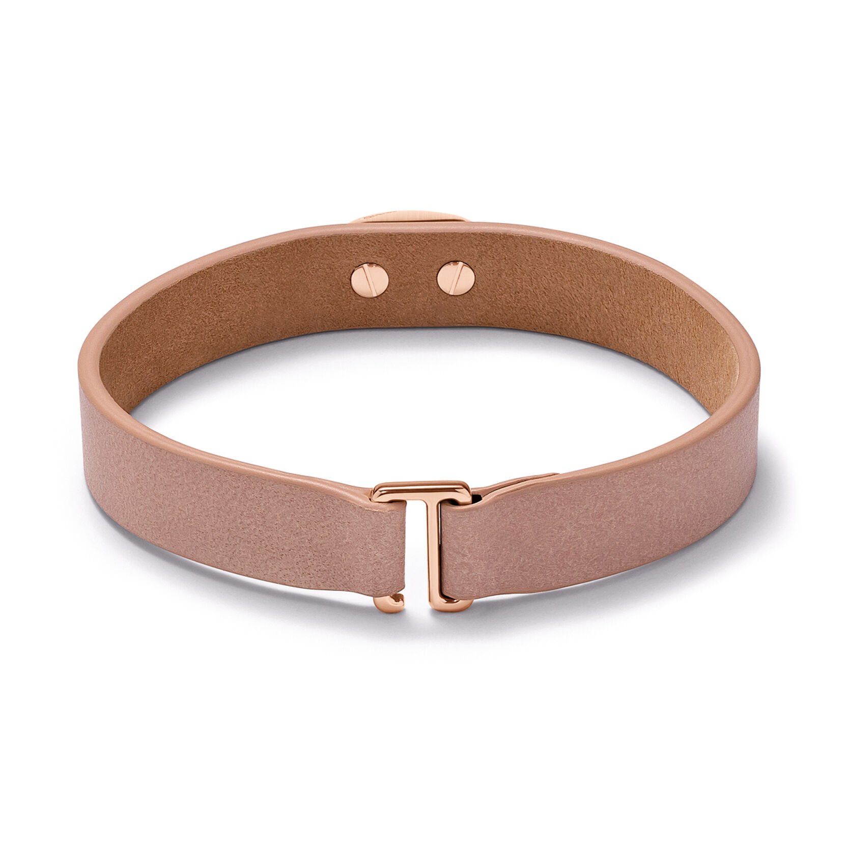 Leather Heartlock Bracelet