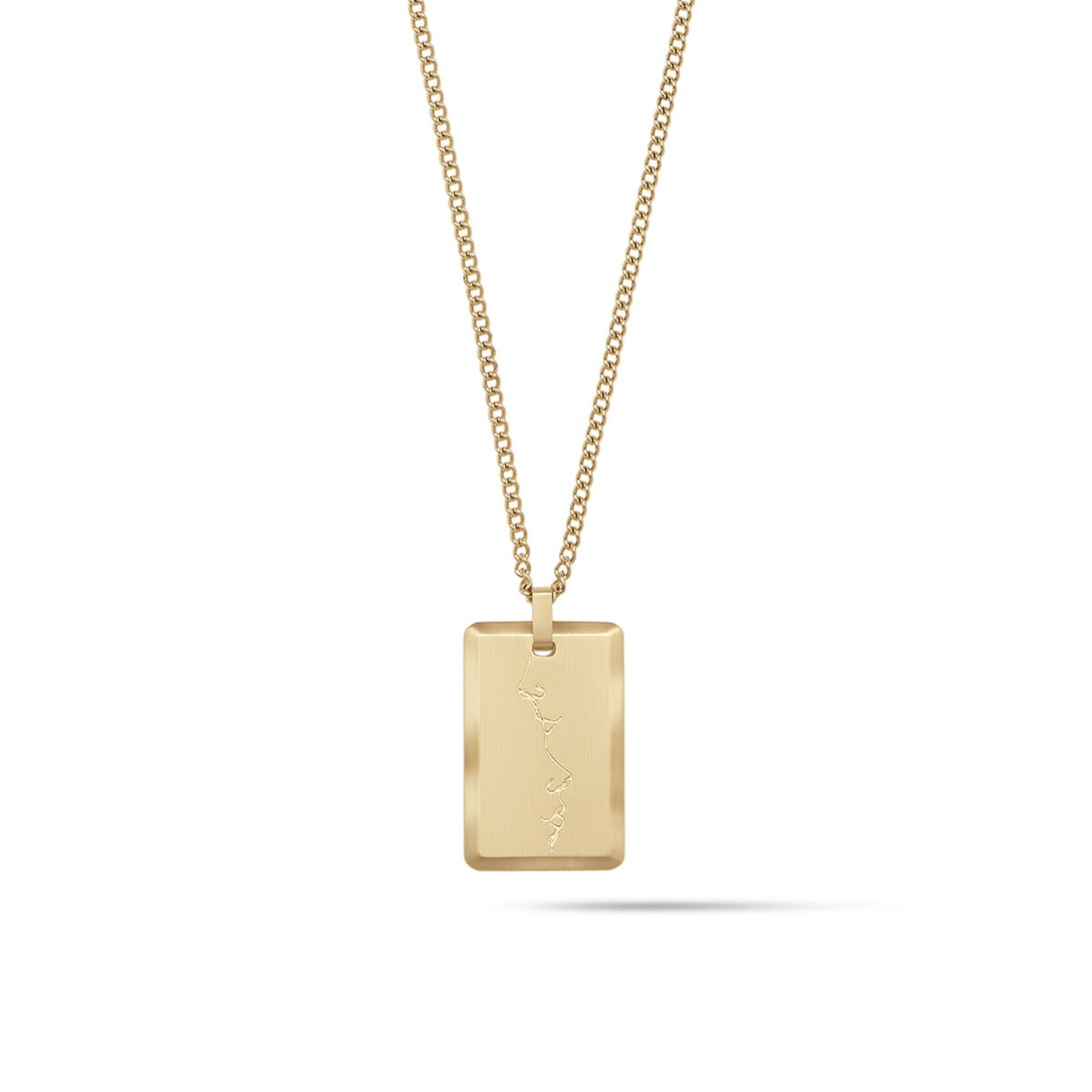 Kiss Pendant Necklace