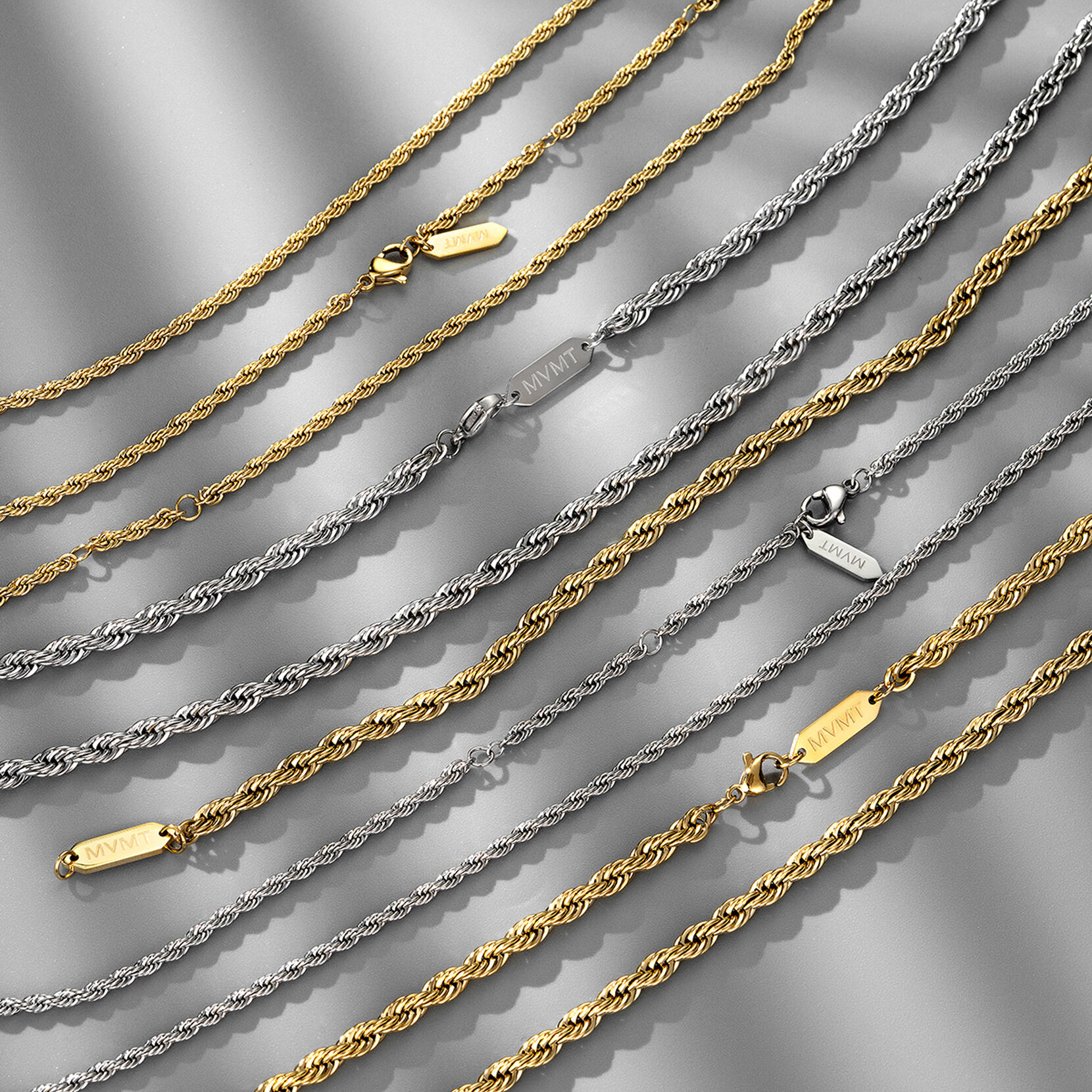 Rope Chain Necklace - 2.4MM
