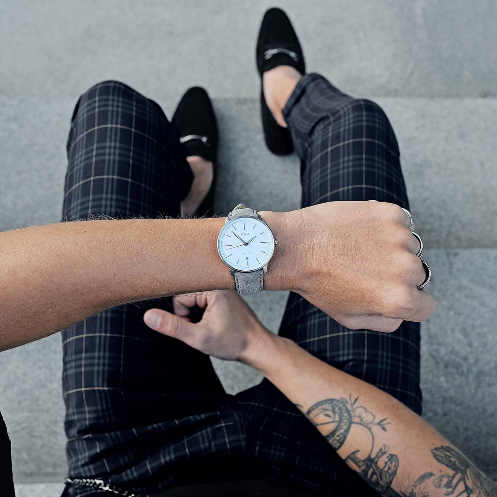 Iron Saffiano Blue