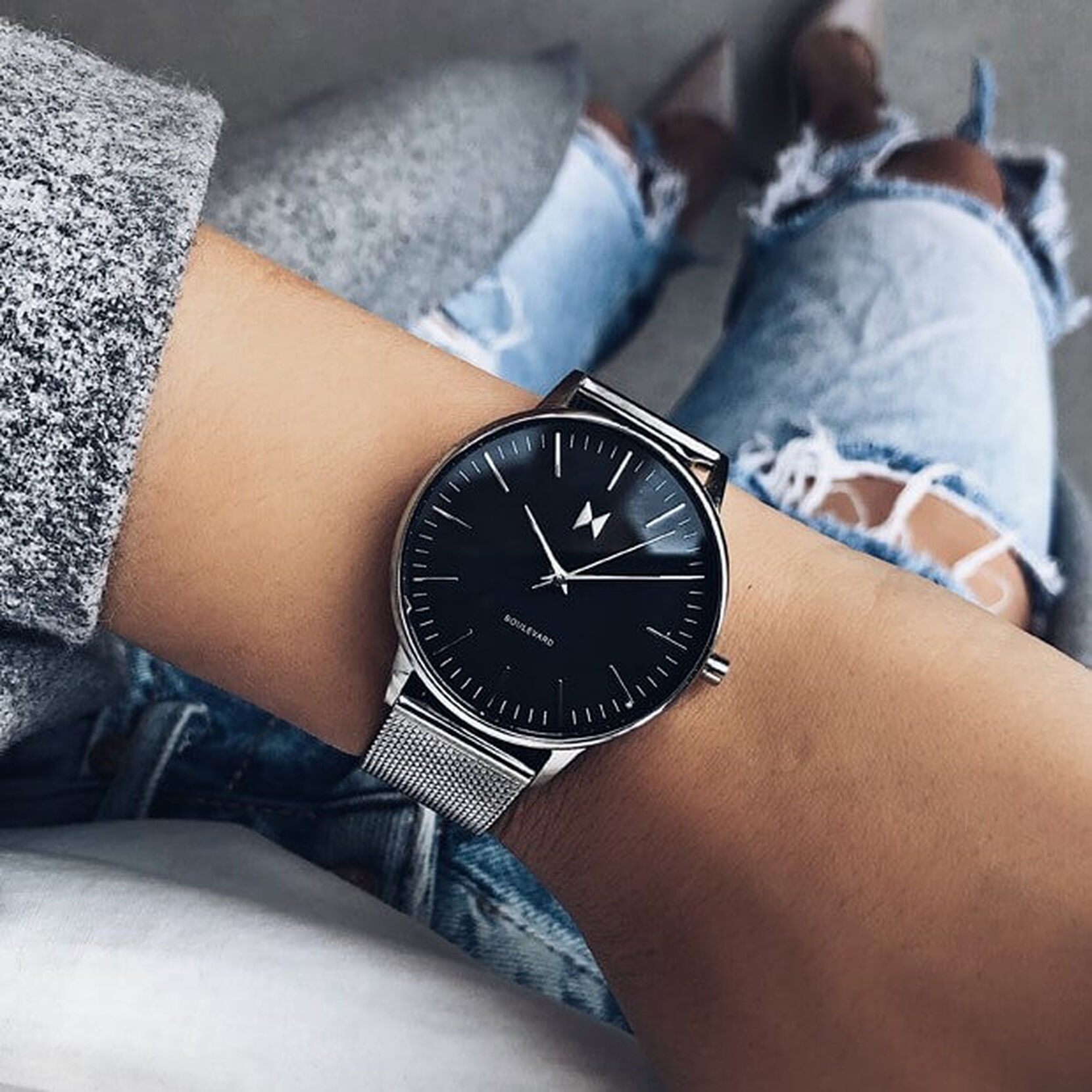 MVMT Ladies Boulevard Stainless Steel Watch