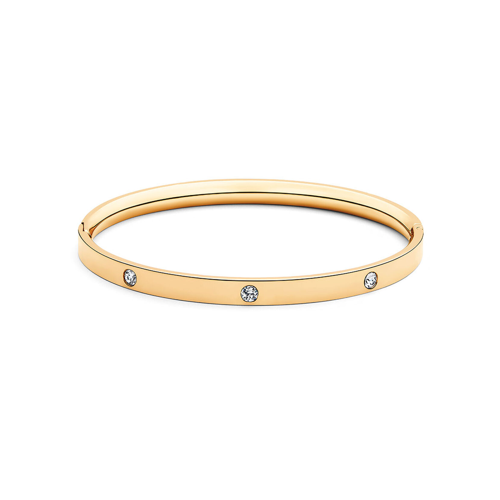 Crystal Ellipse Bangle