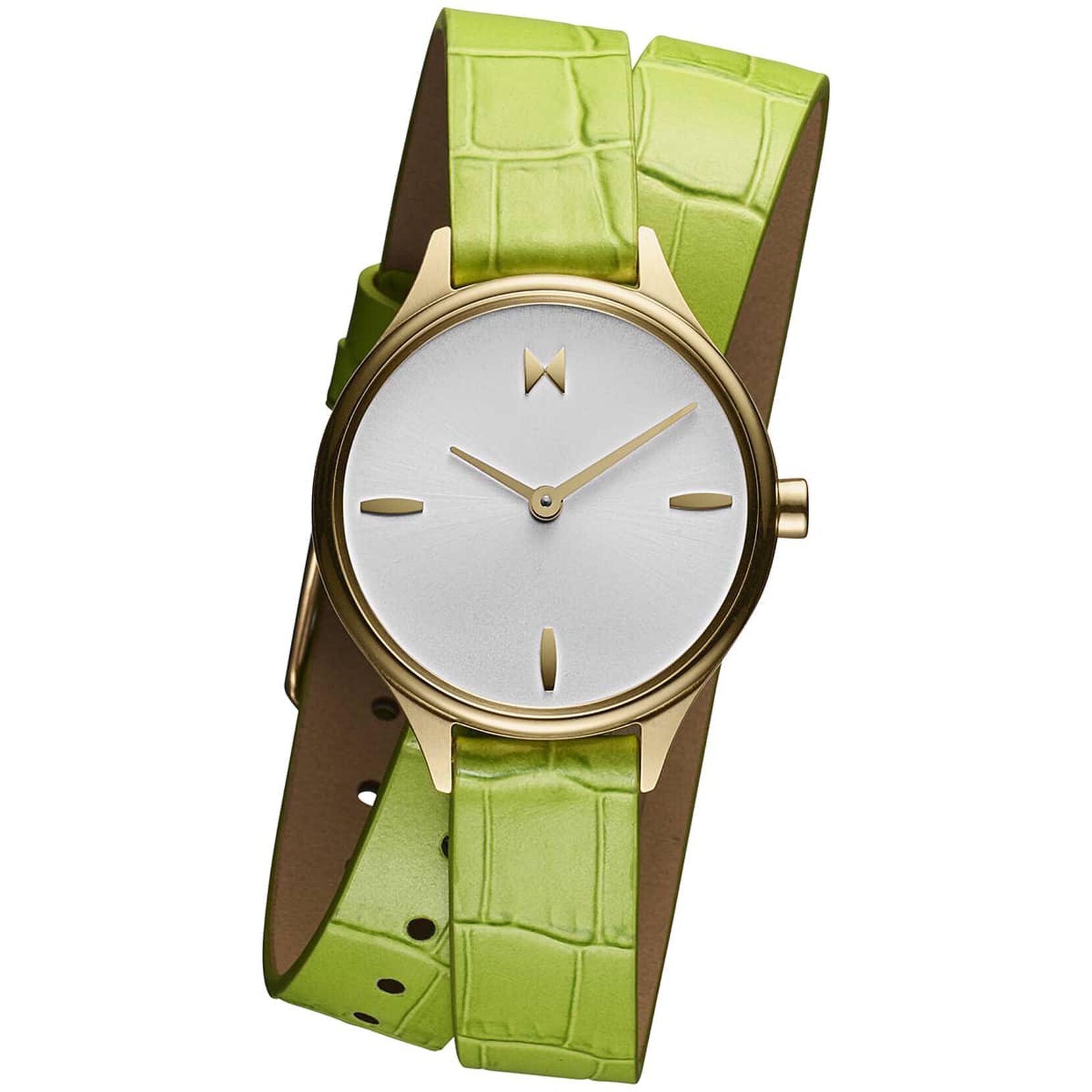 Reina - 12mm Apple Green Italian Leather
