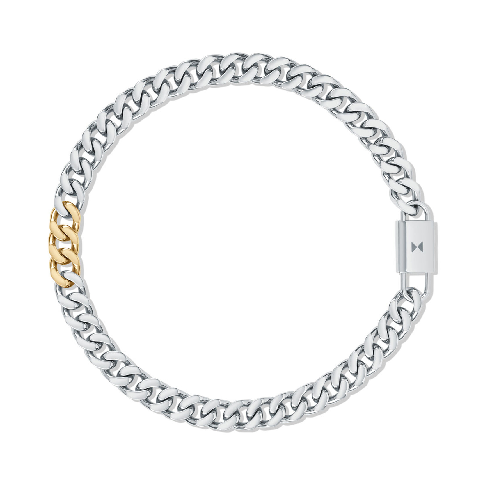 Women's Chunky Chain Lock Padlock Necklace