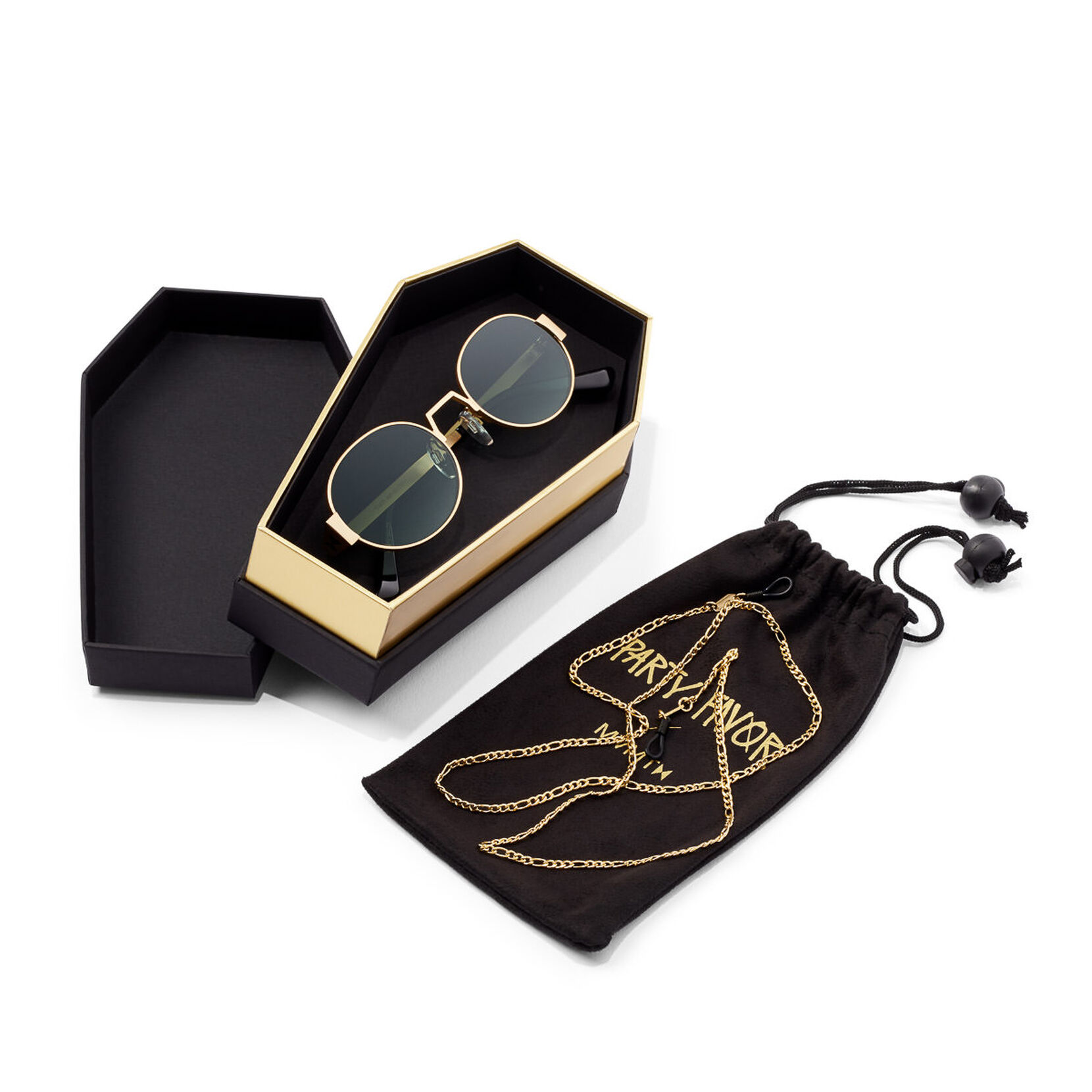 Party Favor Edition - Emerald Green Matte Gold + Emerald Green Lens Non-Polarized
