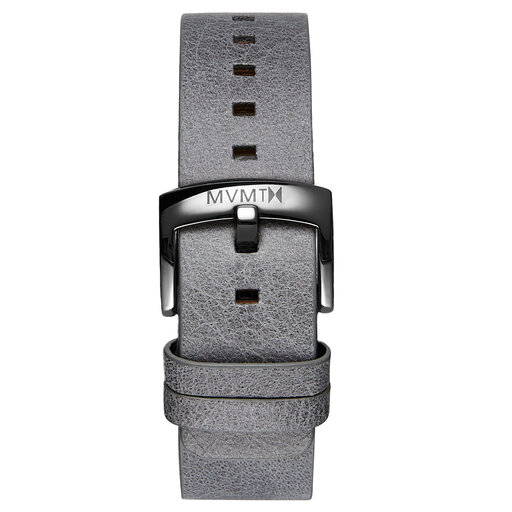 Revolver - 20mm Grey Leather