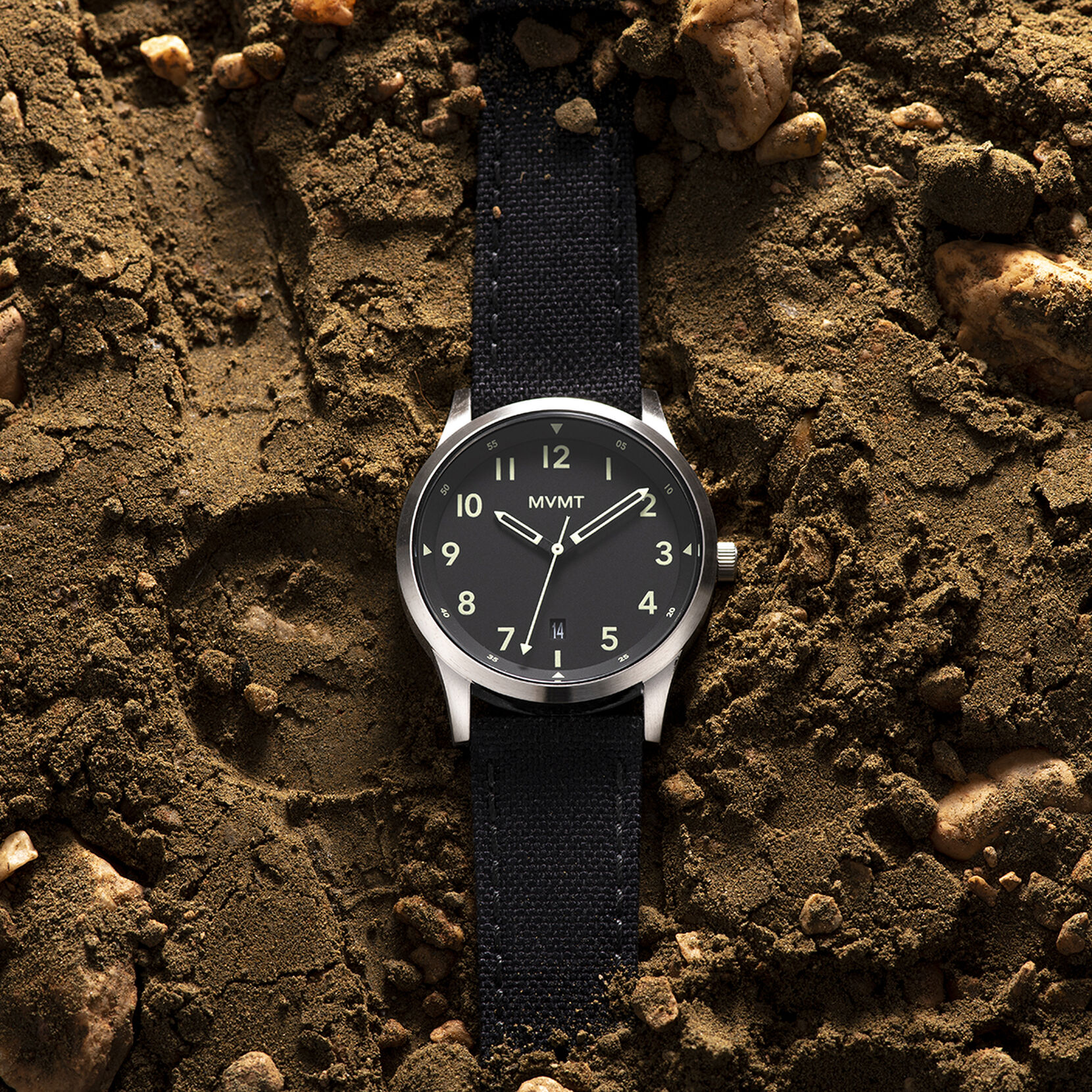 Grid Black Men's Watch, 41mm