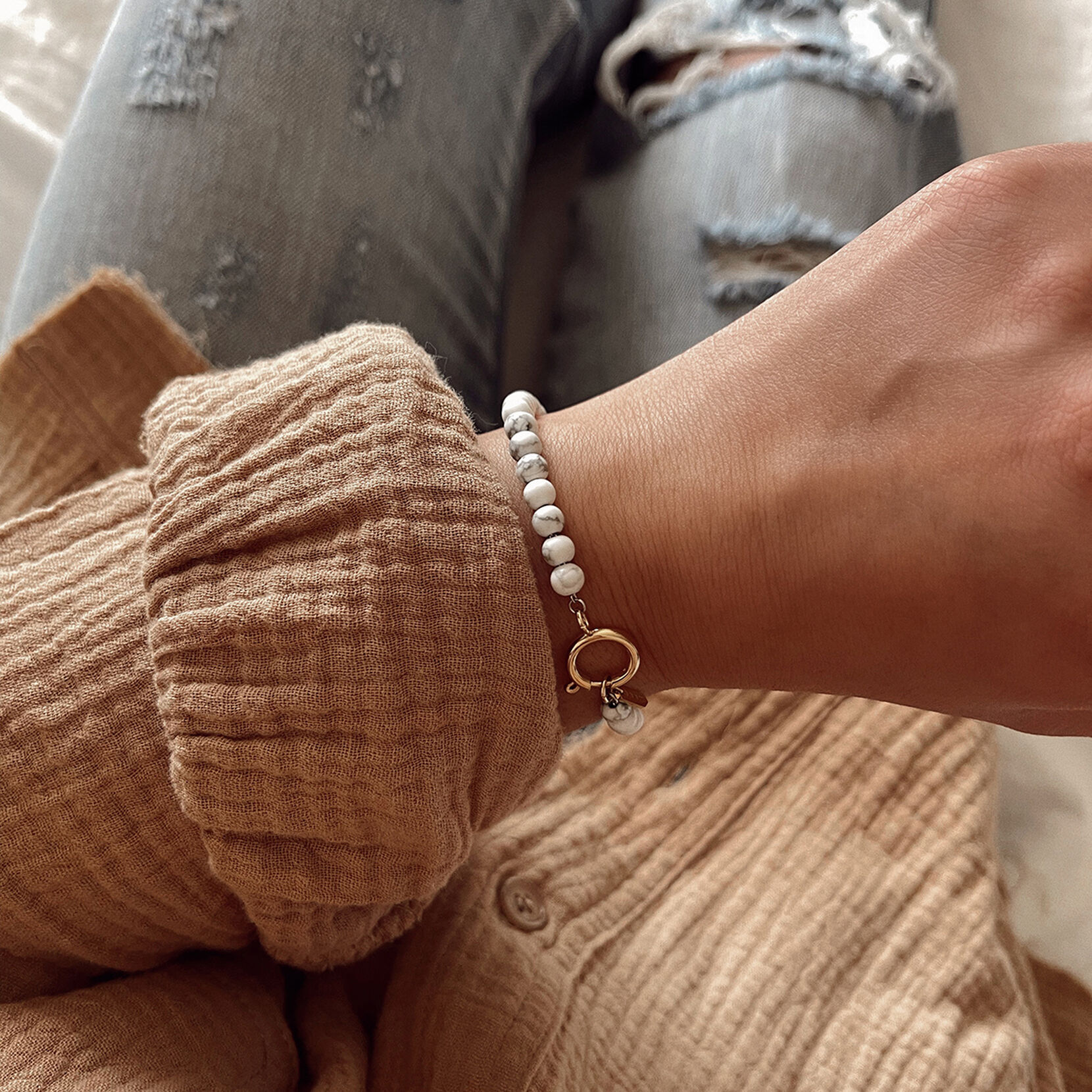 Oval Stone Bracelet