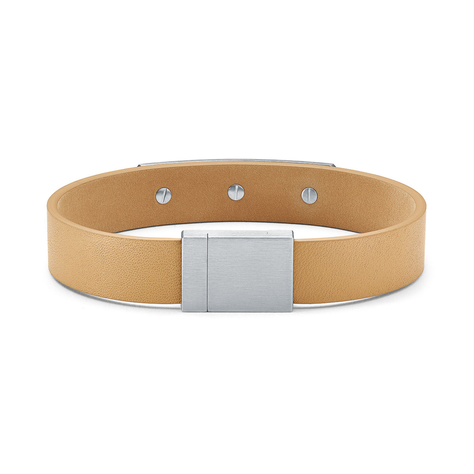 Leather ID Bracelet